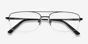 Black Inlet -  Metal Eyeglasses