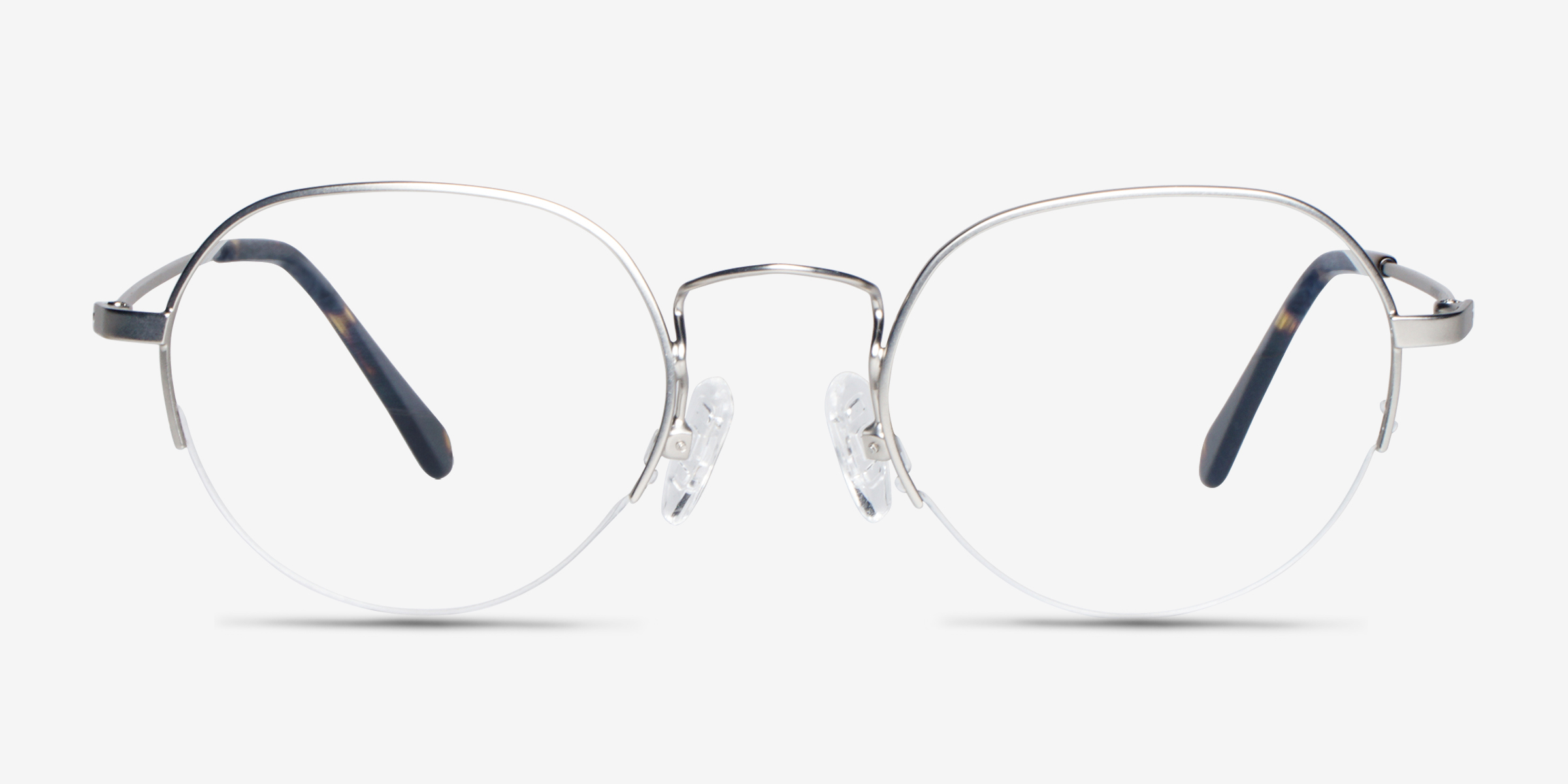 Kalpana Argenté MétalMontures de lunettes de vue d'EyeBuyDirect, Vue de Face