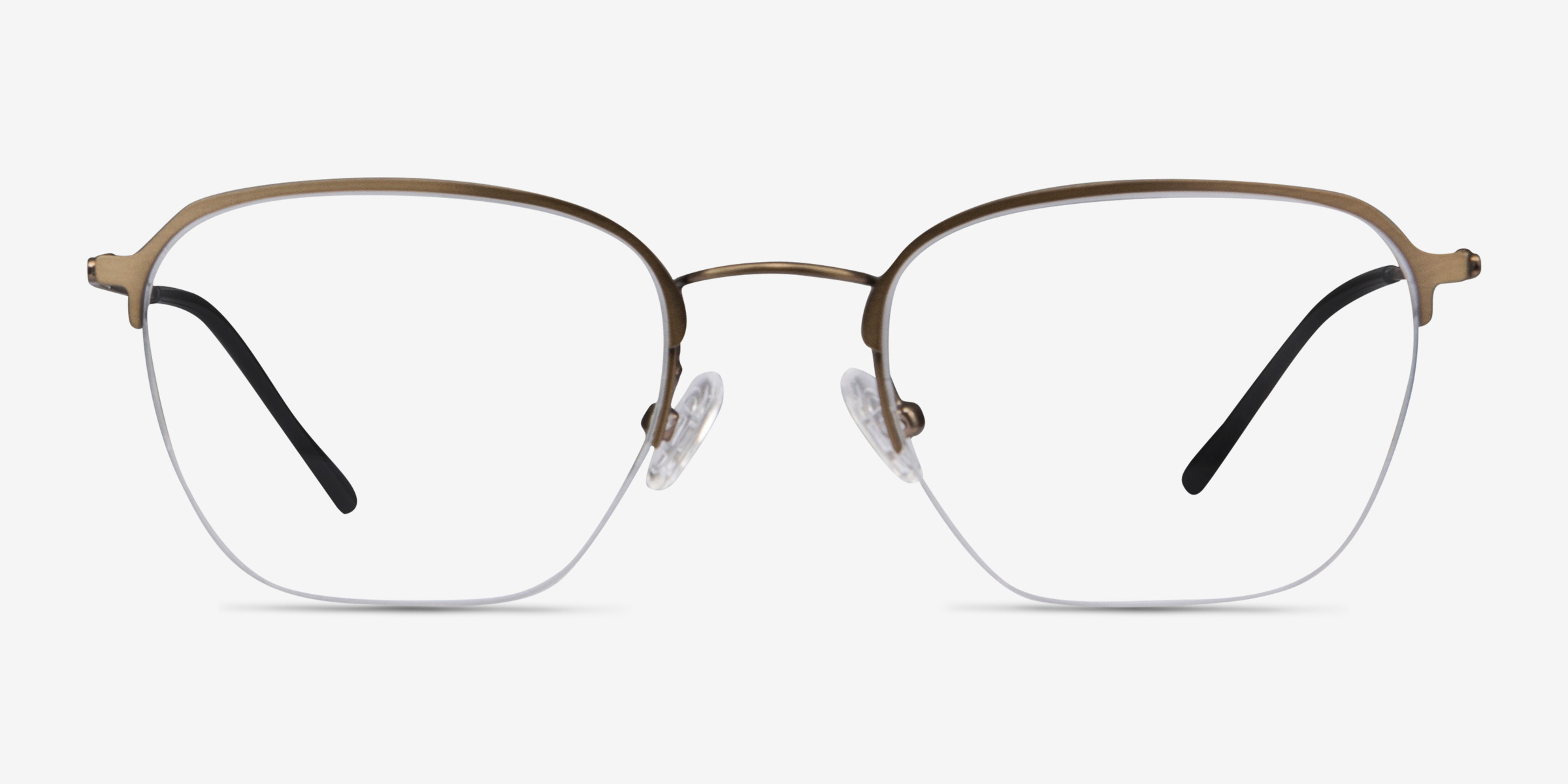 Enya Bronze MétalMontures de lunettes de vue d'EyeBuyDirect, Vue de Face