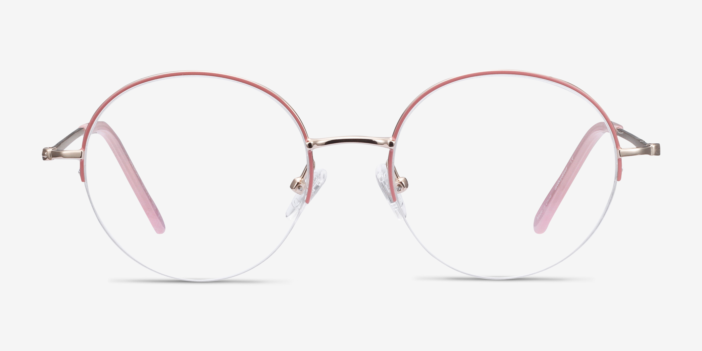 Takashi Pink & Gold MétalMontures de lunettes de vue d'EyeBuyDirect, Vue de Face