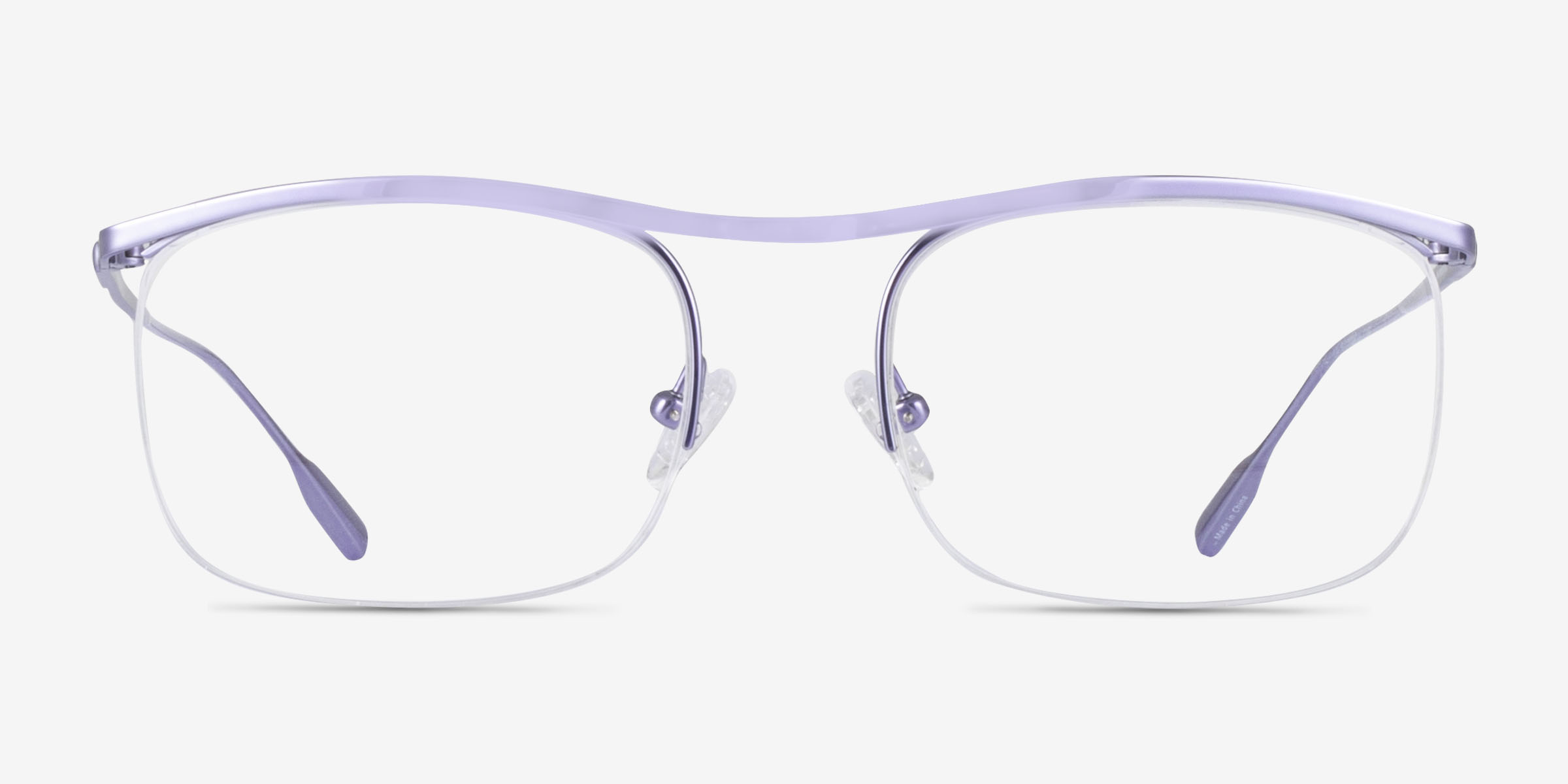 Zylo Violet TitaniumMontures de lunettes de vue d'EyeBuyDirect, Vue de Face