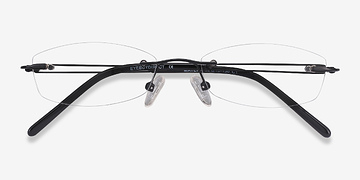 Black Matera -  Lightweight Metal Eyeglasses