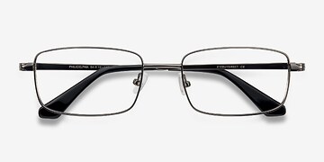 Gunmetal Philadelphia -  Classic Metal Eyeglasses