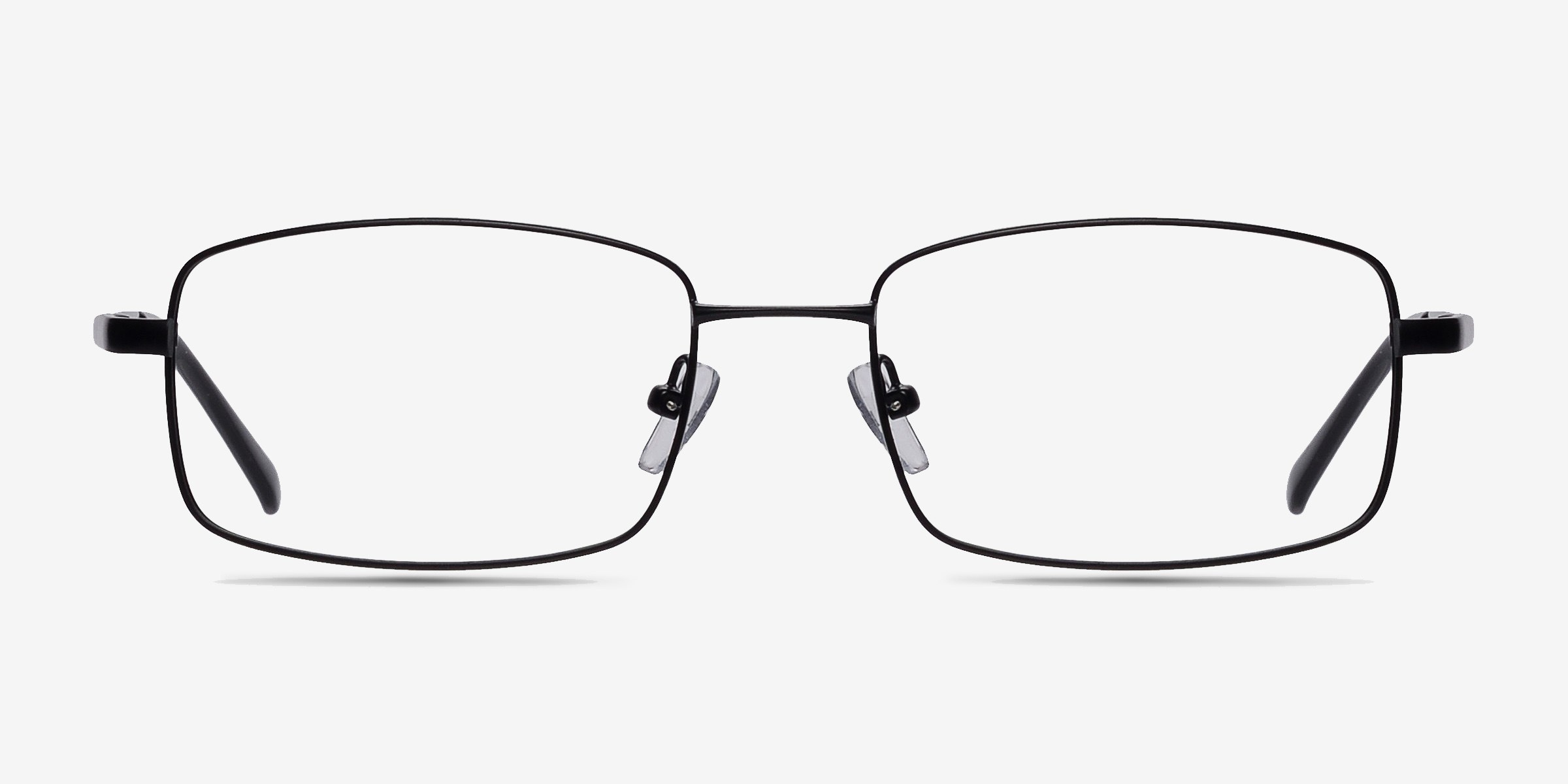 Washington Noir MétalMontures de lunettes de vue d'EyeBuyDirect, Vue de Face