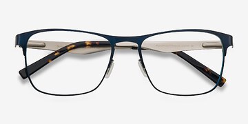 Navy Bethnal Green -  Metal Eyeglasses