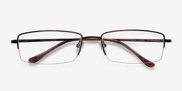 Brown Minneapolis -  Metal Eyeglasses