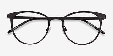 Matte Black Reunion -  Metal Eyeglasses