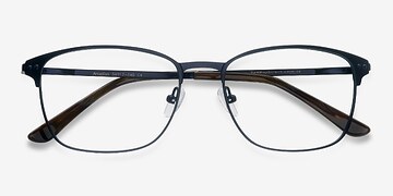 Navy Arcadian -  Metal Eyeglasses