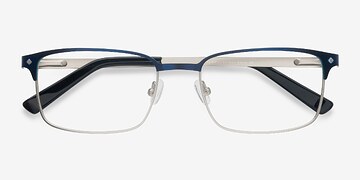 Navy Normandy -  Fashion Metal Eyeglasses