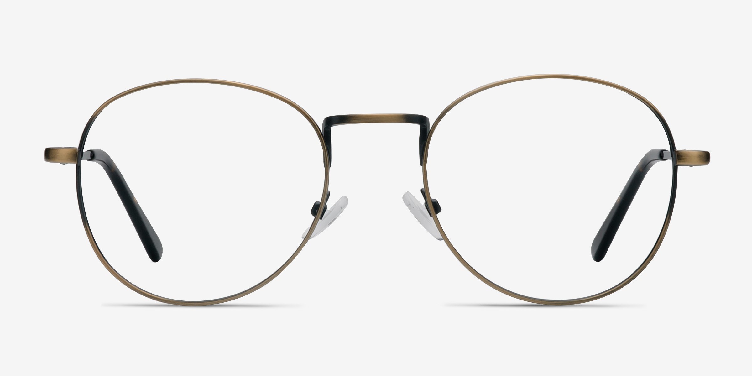 Shanghai Bronze MétalMontures de lunettes de vue d'EyeBuyDirect, Vue de Face