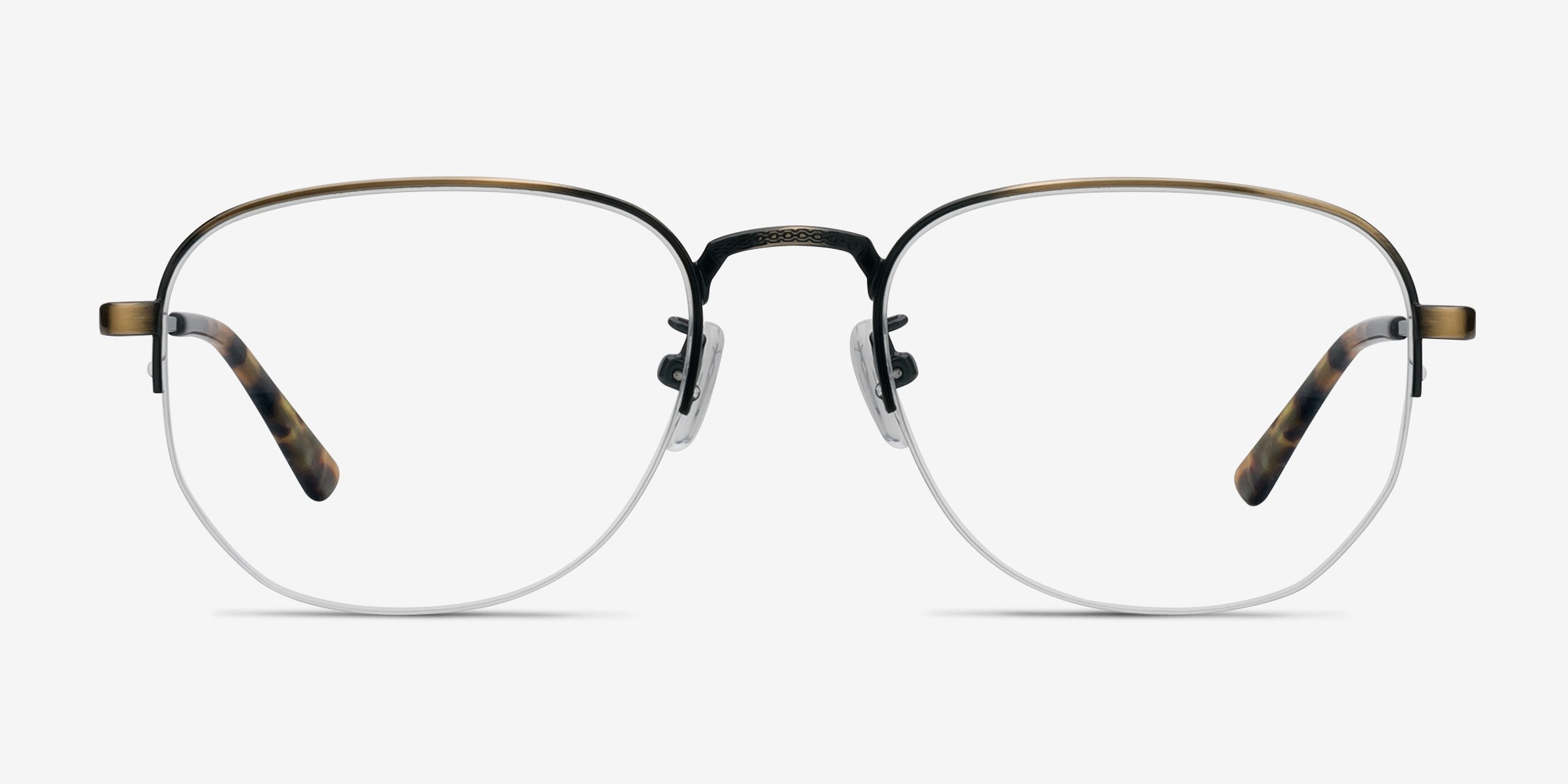 Ritual Bronze MétalMontures de lunettes de vue d'EyeBuyDirect, Vue de Face