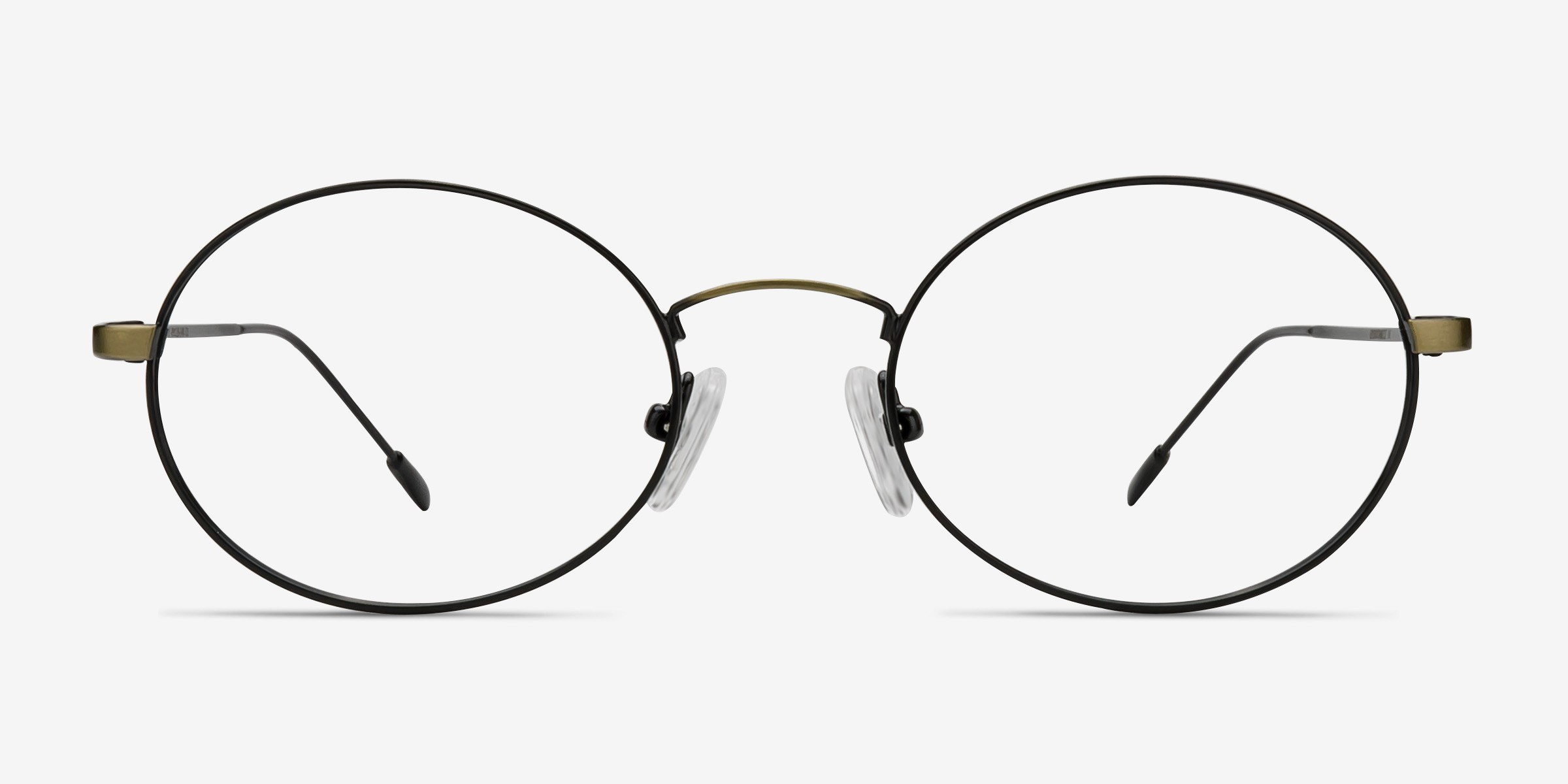 Mercury Black Bronze MétalMontures de lunettes de vue d'EyeBuyDirect, Vue de Face