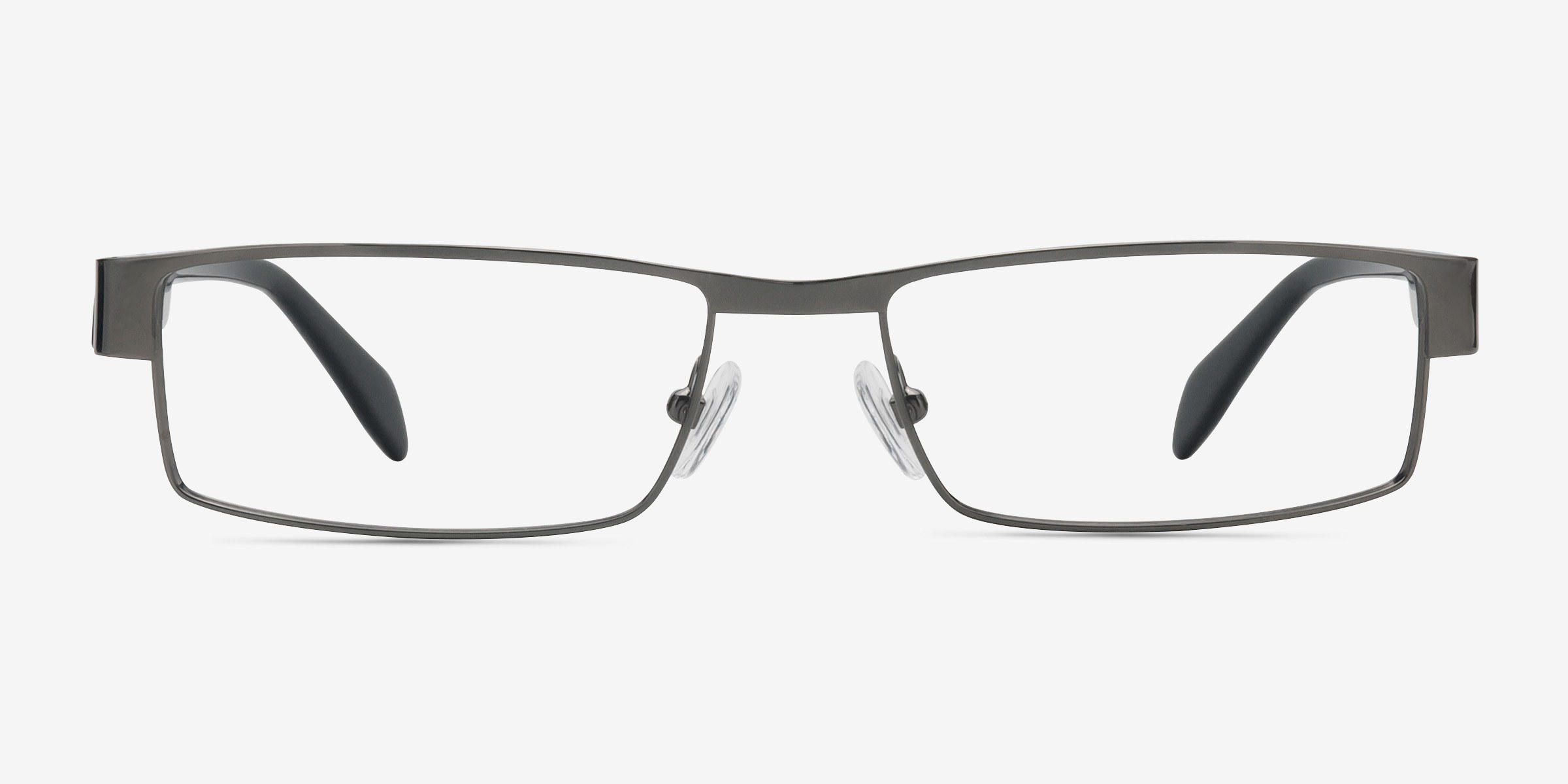 Katia Gunmetal MétalMontures de lunettes de vue d'EyeBuyDirect, Vue de Face