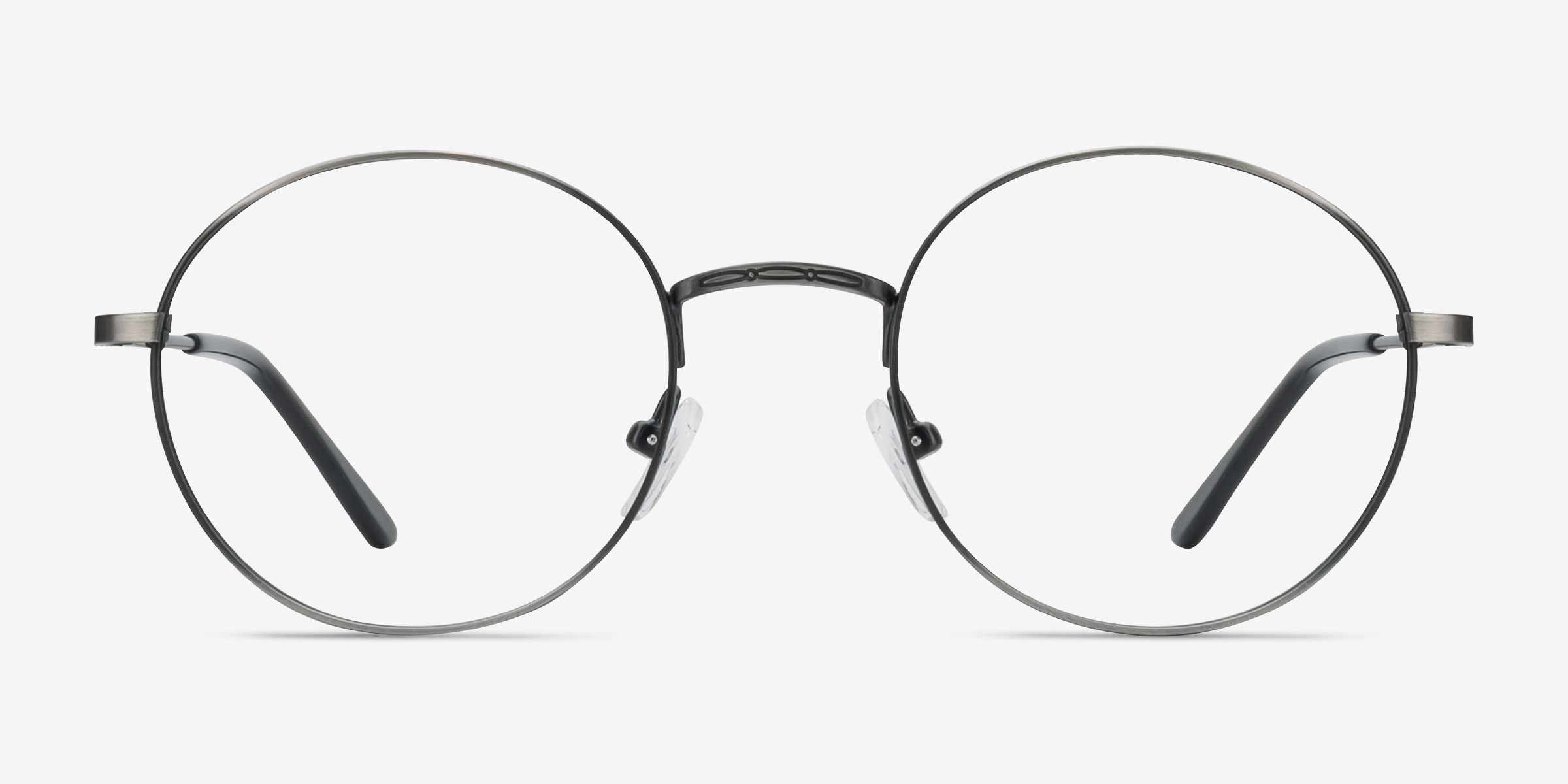 Motif Gunmetal MétalMontures de lunettes de vue d'EyeBuyDirect, Vue de Face