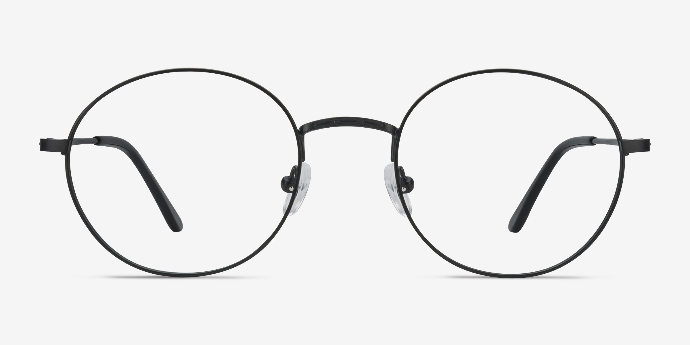 Motif Noir MétalMontures de lunettes de vue d'EyeBuyDirect, Vue de Face