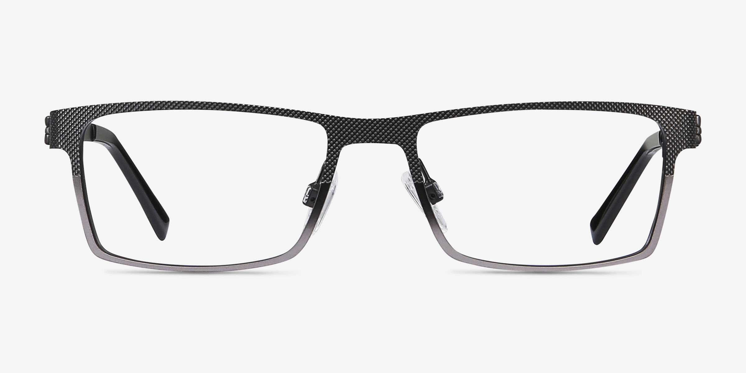 Soon Gris MétalMontures de lunettes de vue d'EyeBuyDirect, Vue de Face