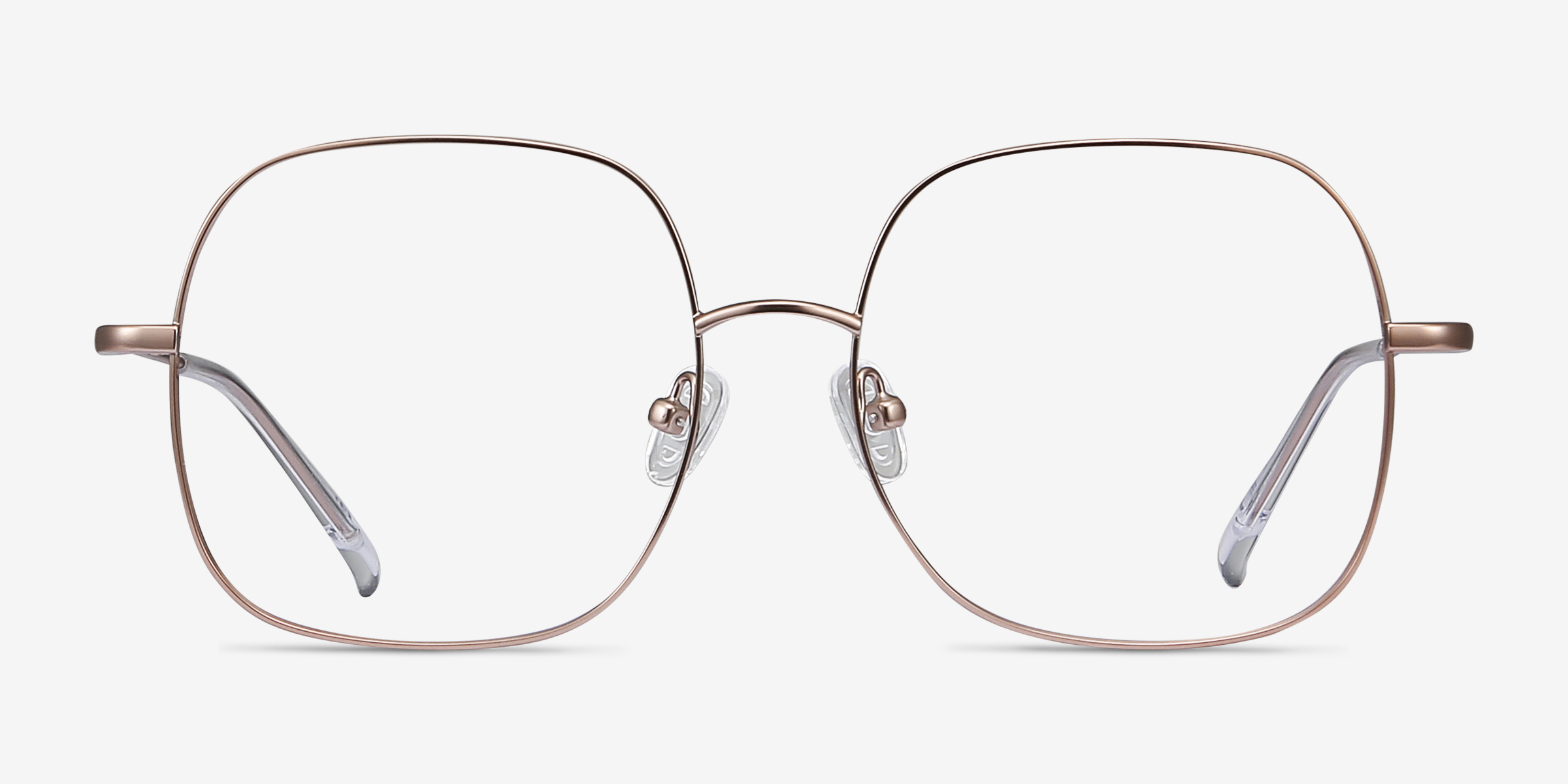 Movement Or rose MétalMontures de lunettes de vue d'EyeBuyDirect, Vue de Face