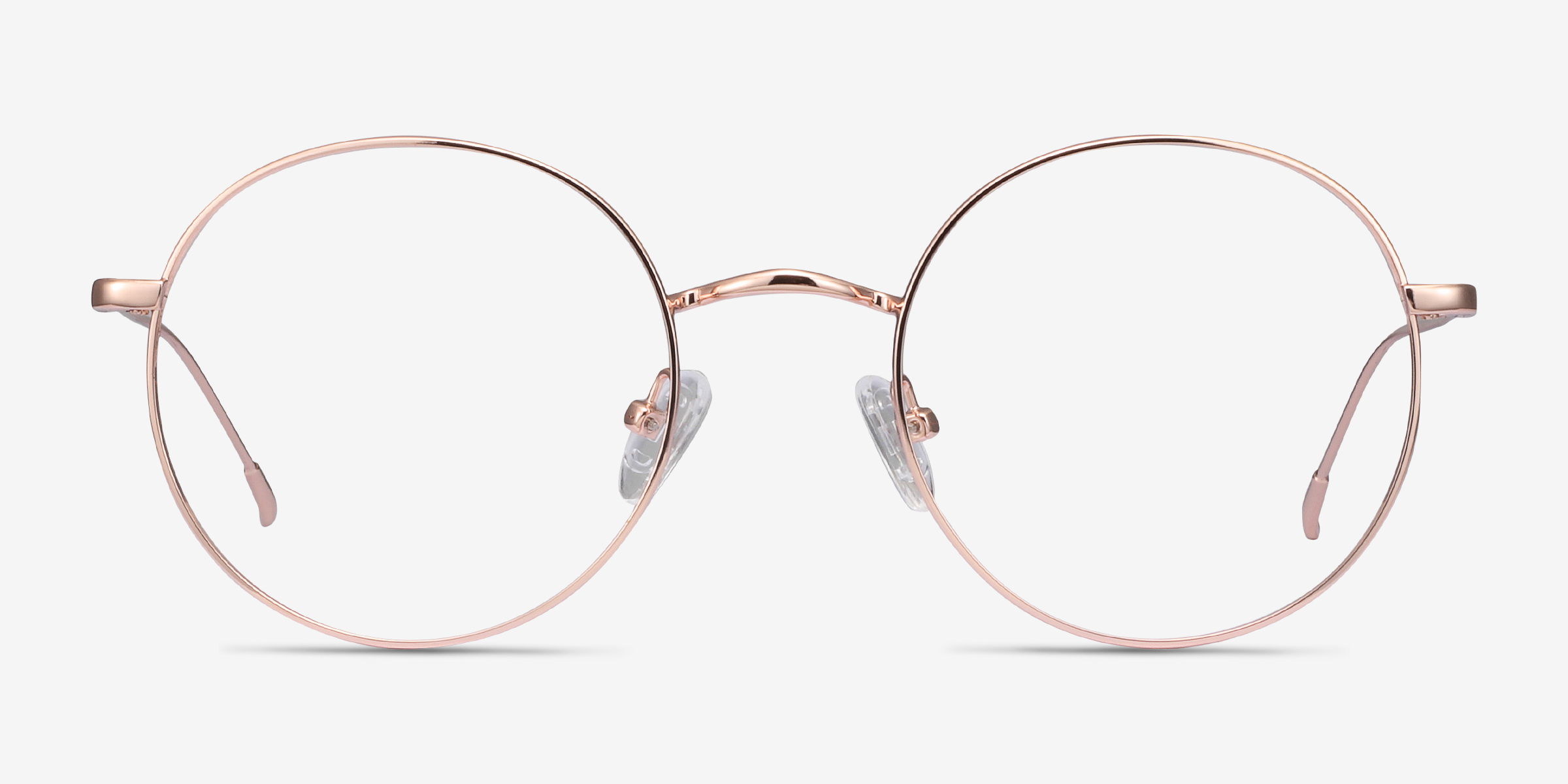 Dapper Or rose MétalMontures de lunettes de vue d'EyeBuyDirect, Vue de Face