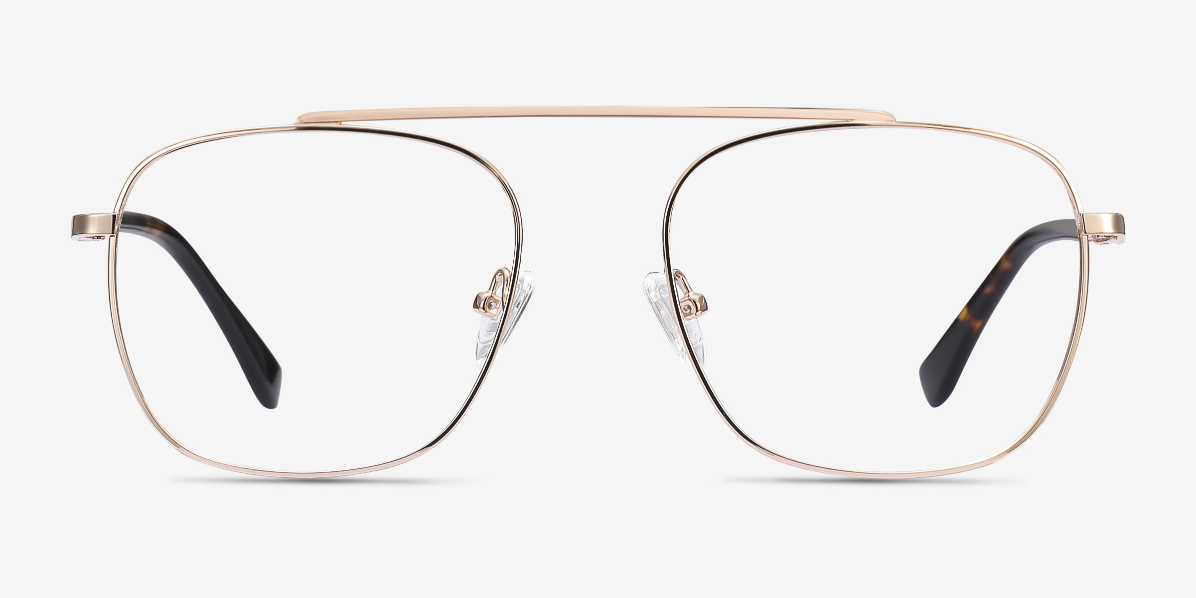 Moxie Or rose MétalMontures de lunettes de vue d'EyeBuyDirect, Vue de Face