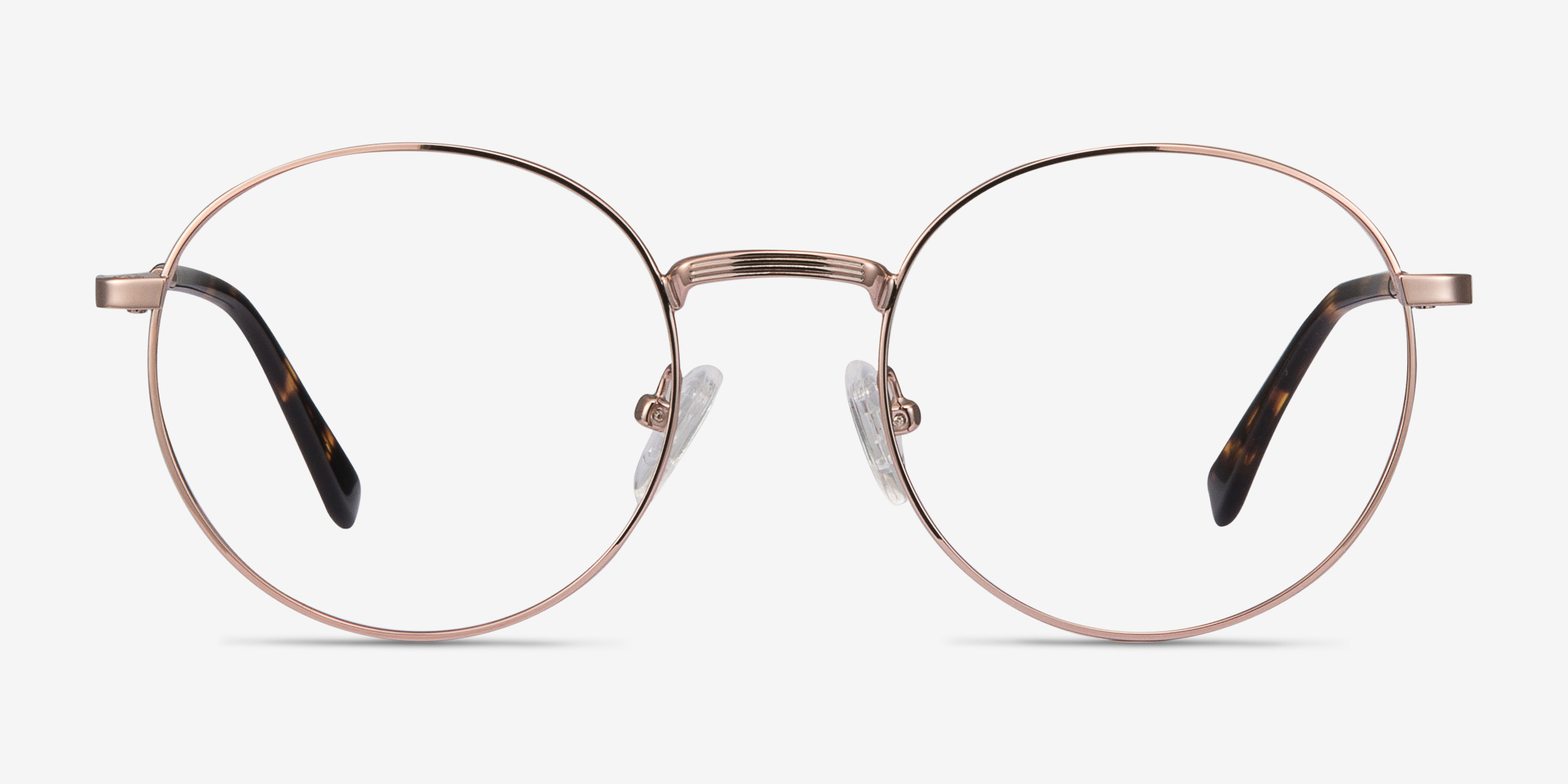 Bistro Or rose MétalMontures de lunettes de vue d'EyeBuyDirect, Vue de Face