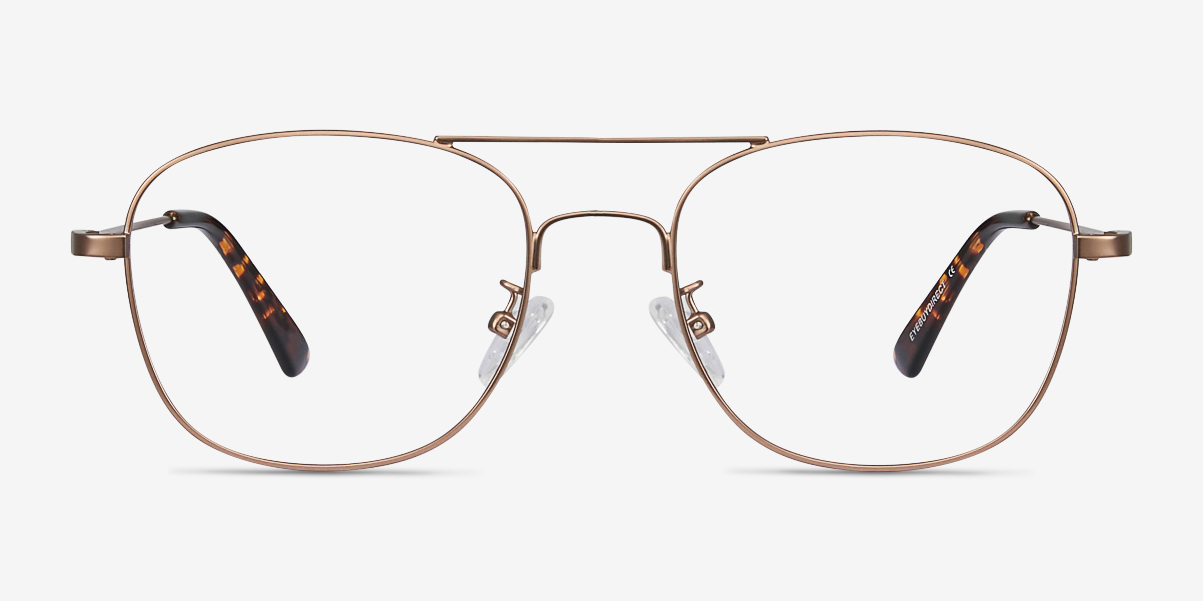 Courser Or rose MétalMontures de lunettes de vue d'EyeBuyDirect, Vue de Face