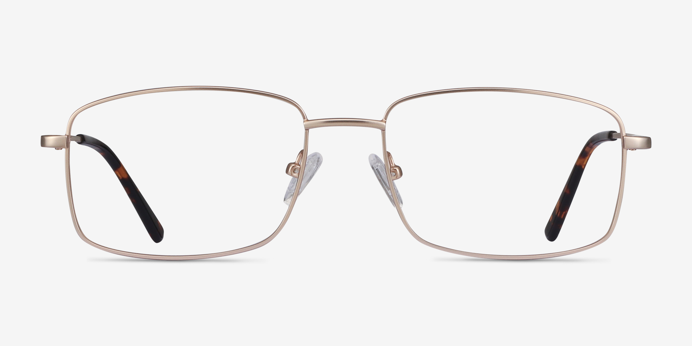 Onex Doré MétalMontures de lunettes de vue d'EyeBuyDirect, Vue de Face