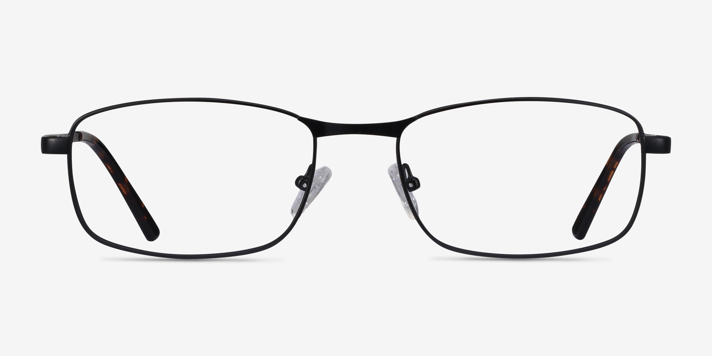 Madon Noir MétalMontures de lunettes de vue d'EyeBuyDirect, Vue de Face