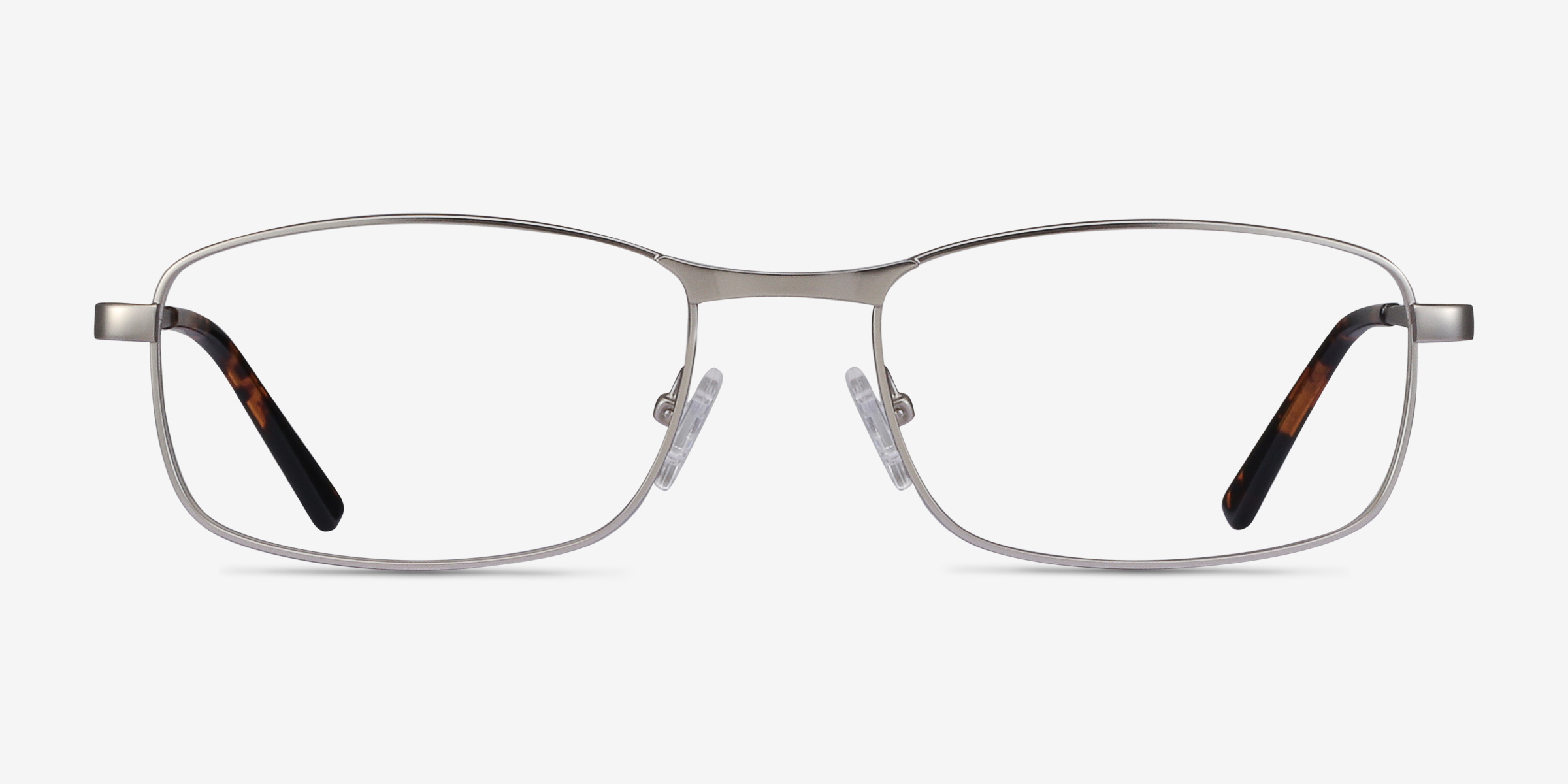 Madon Argenté MétalMontures de lunettes de vue d'EyeBuyDirect, Vue de Face