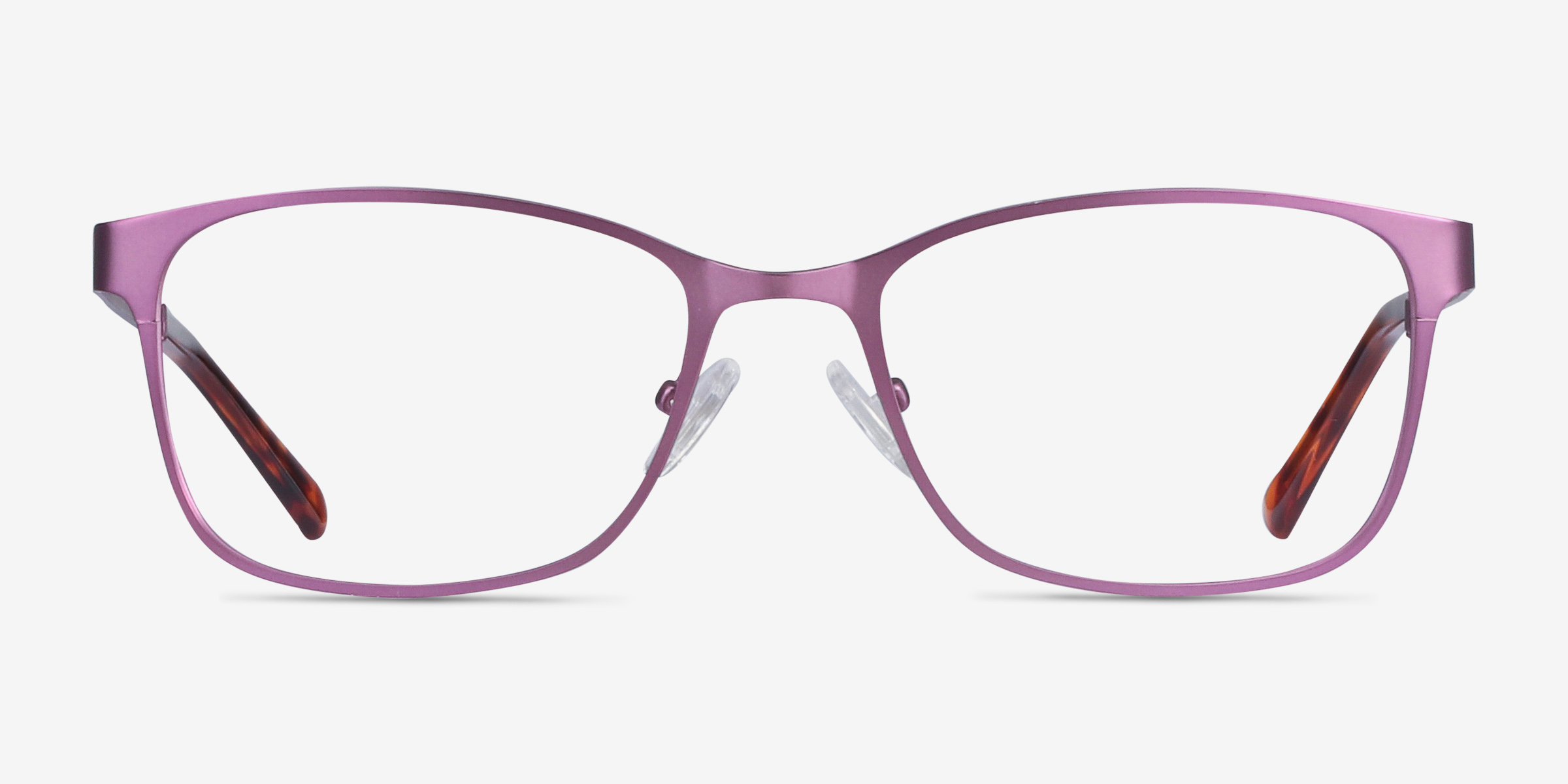Videl Violet MétalMontures de lunettes de vue d'EyeBuyDirect, Vue de Face