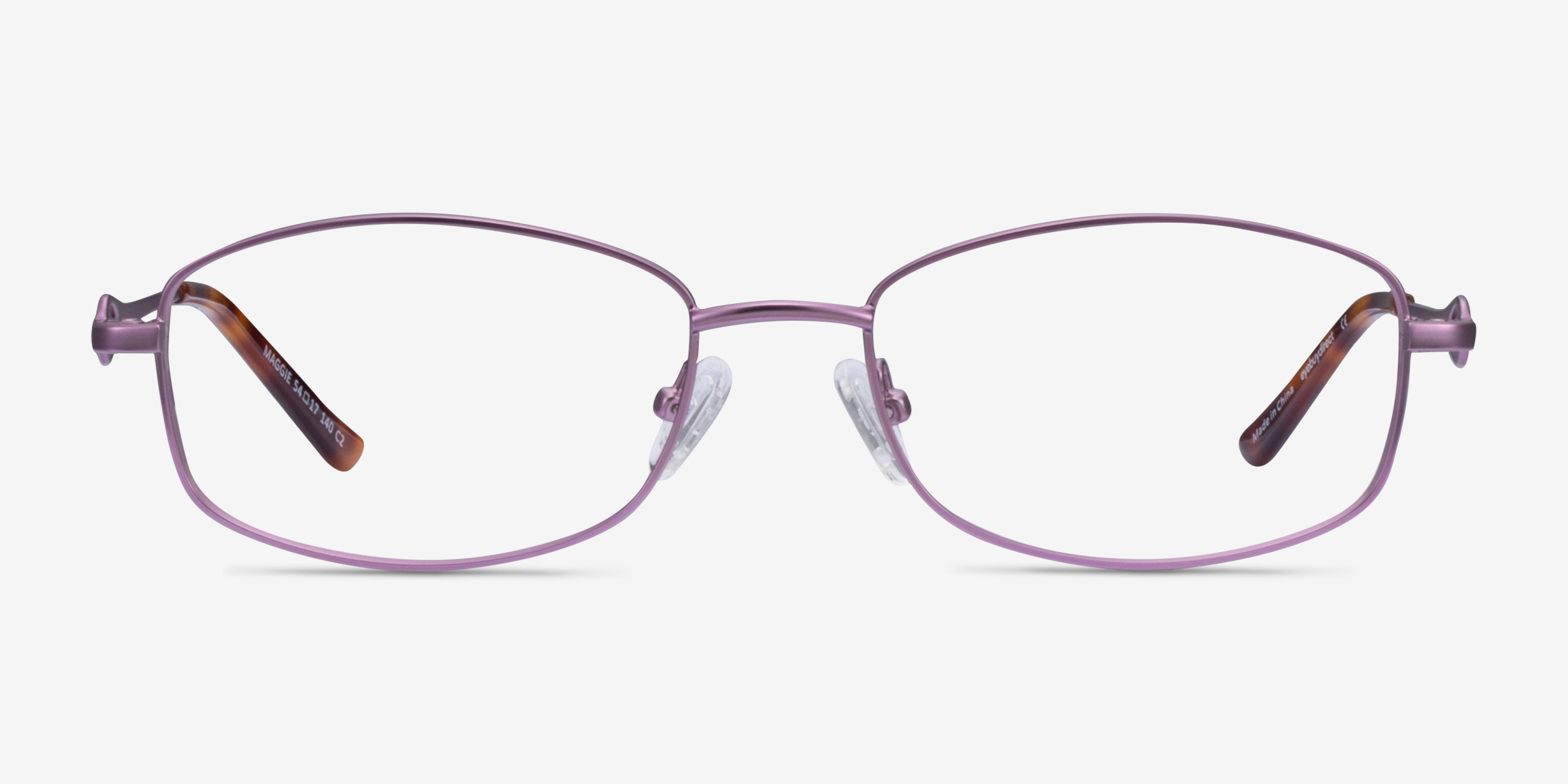 Maggie Violet MétalMontures de lunettes de vue d'EyeBuyDirect, Vue de Face