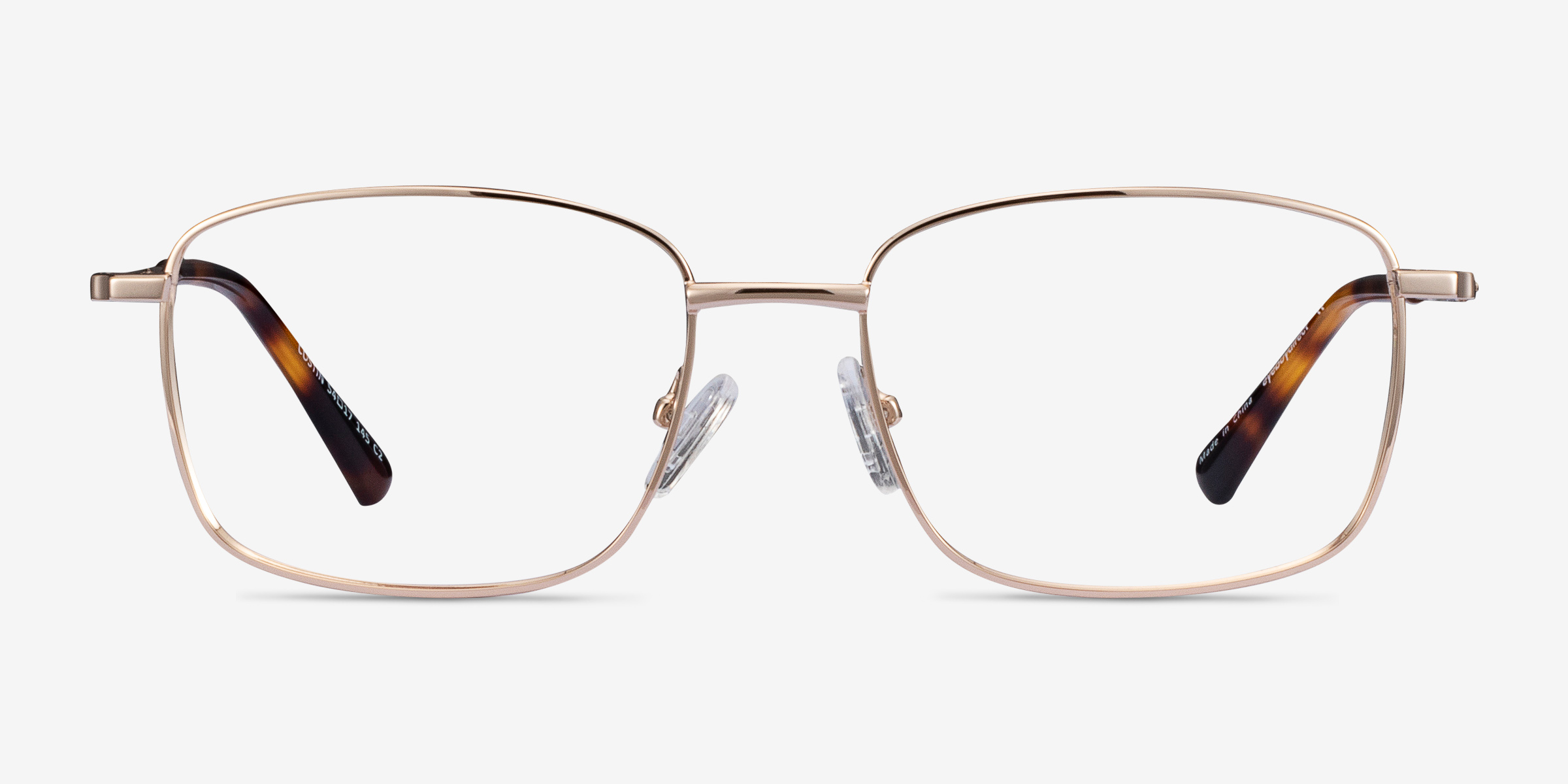 Costin Doré MétalMontures de lunettes de vue d'EyeBuyDirect, Vue de Face