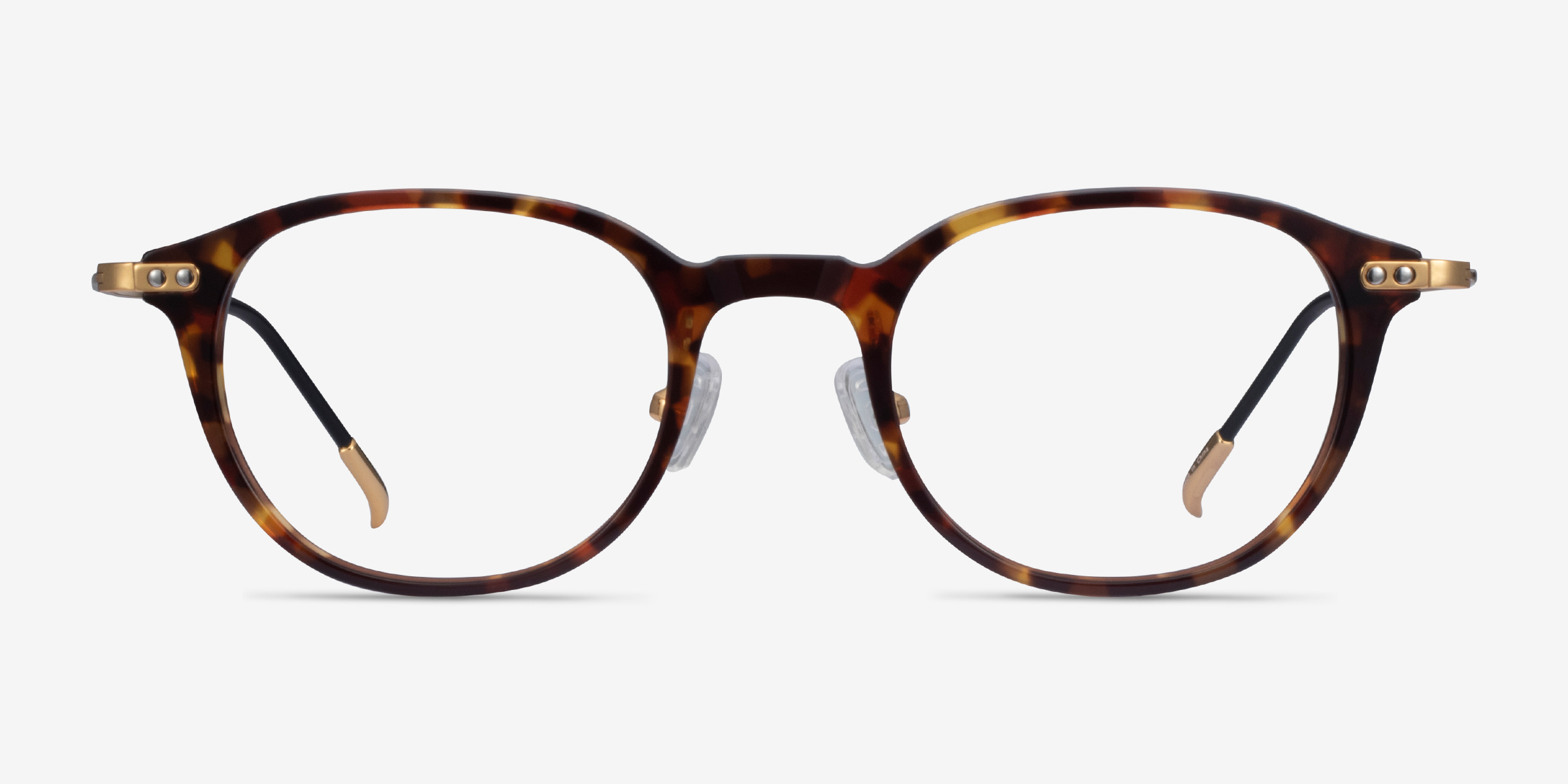 Jones Écailles Acetate-metalMontures de lunettes de vue d'EyeBuyDirect, Vue de Face