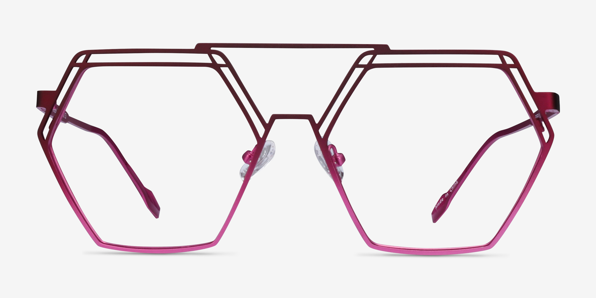 Cyber Violet MétalMontures de lunettes de vue d'EyeBuyDirect, Vue de Face
