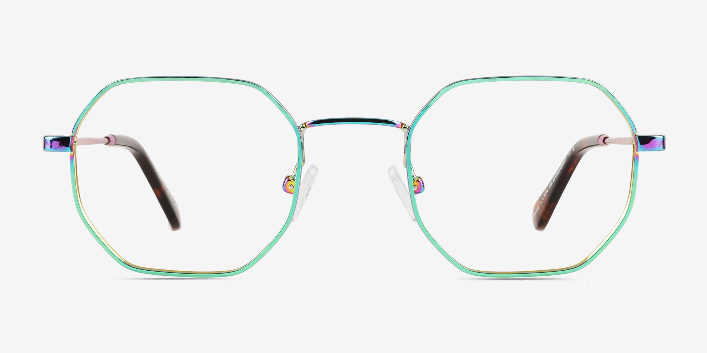 Soar Multicolore MétalMontures de lunettes de vue d'EyeBuyDirect, Vue de Face