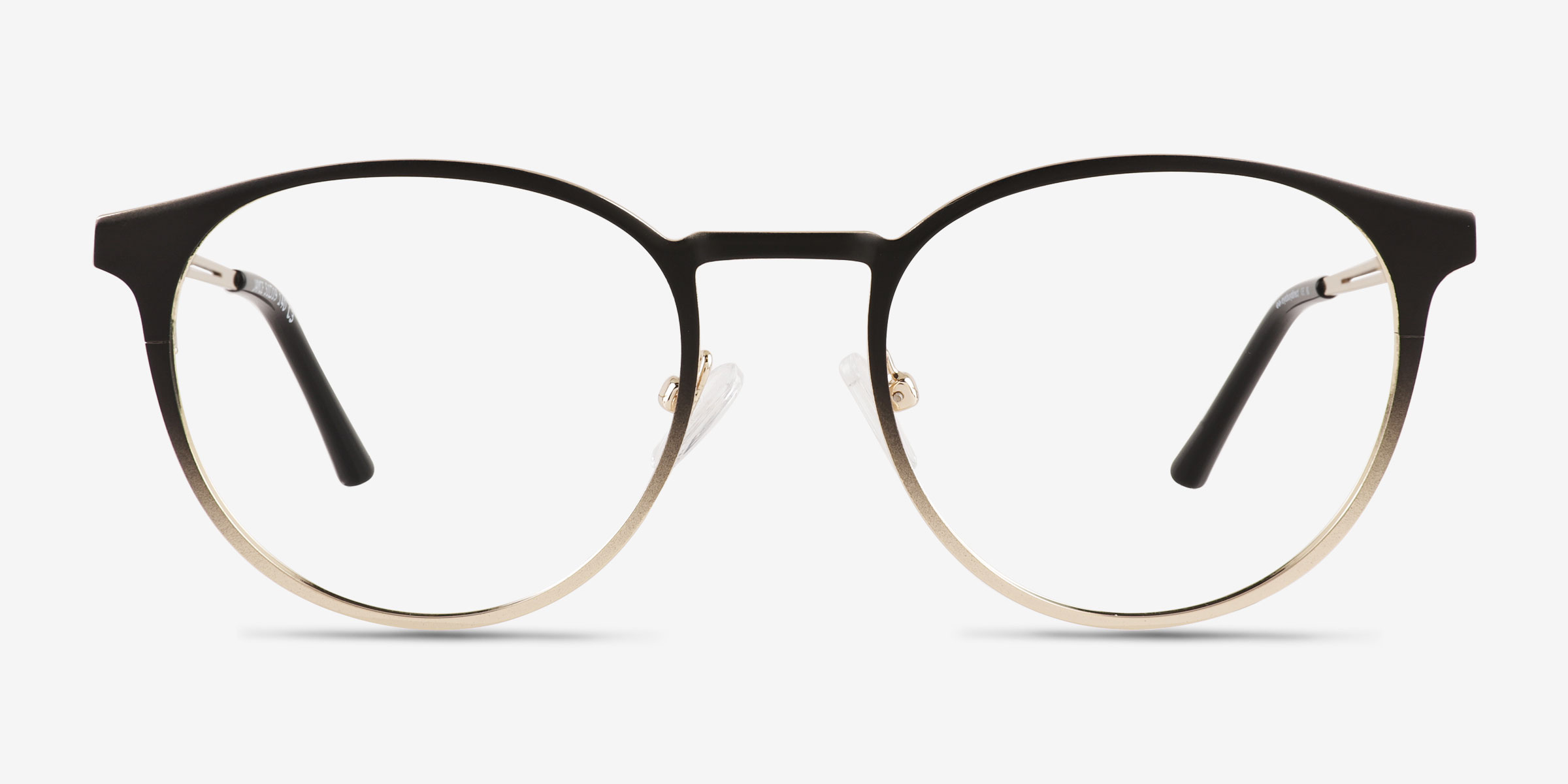 Jayce Gradient Black MétalMontures de lunettes de vue d'EyeBuyDirect, Vue de Face