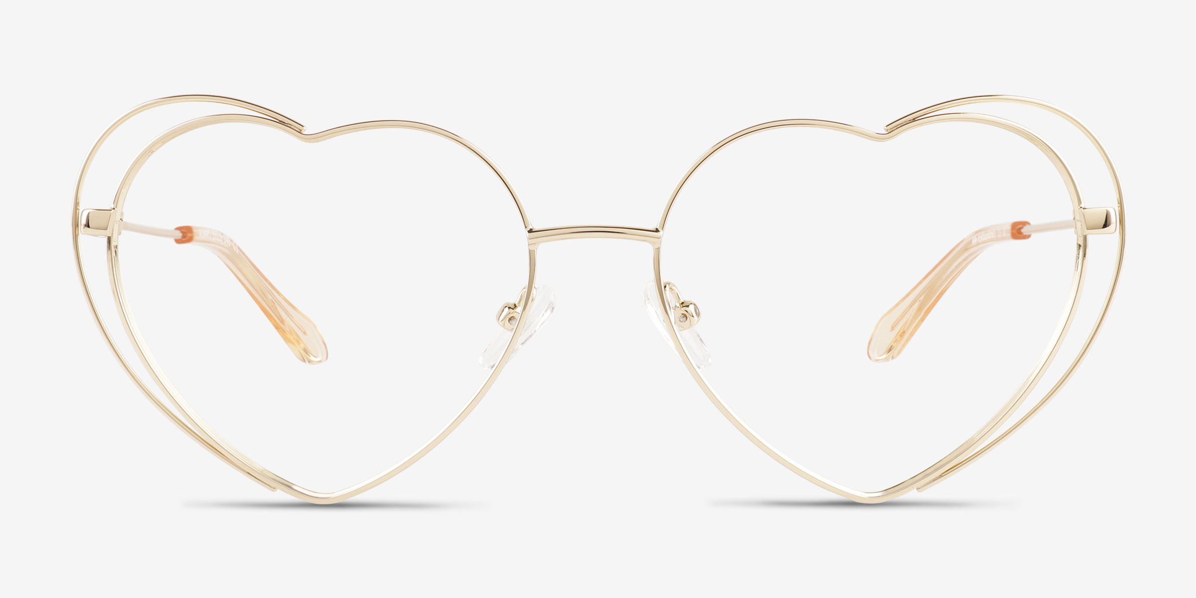 Always Doré MétalMontures de lunettes de vue d'EyeBuyDirect, Vue de Face