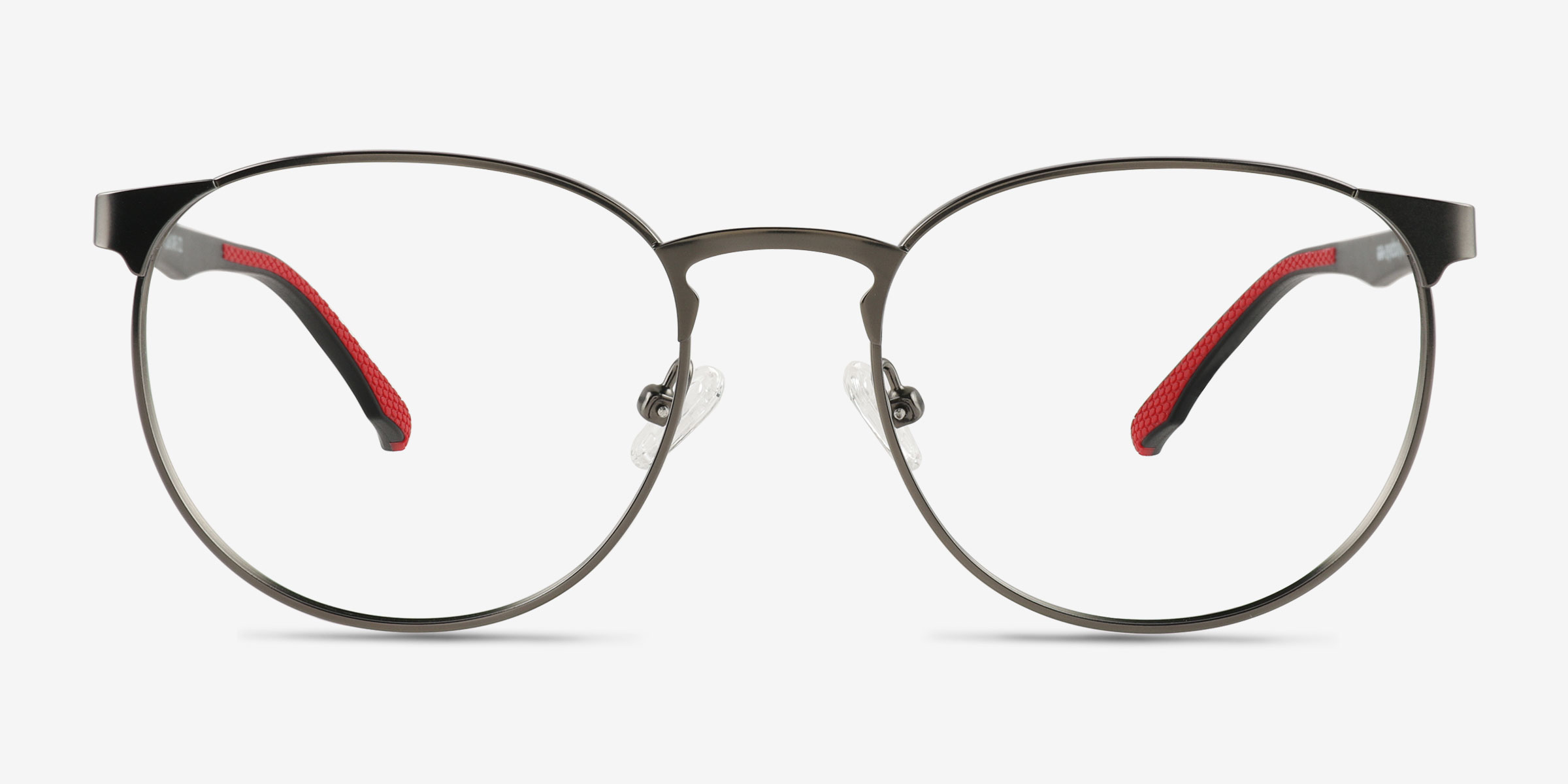 Ftw Matte Gunmetal MétalMontures de lunettes de vue d'EyeBuyDirect, Vue de Face