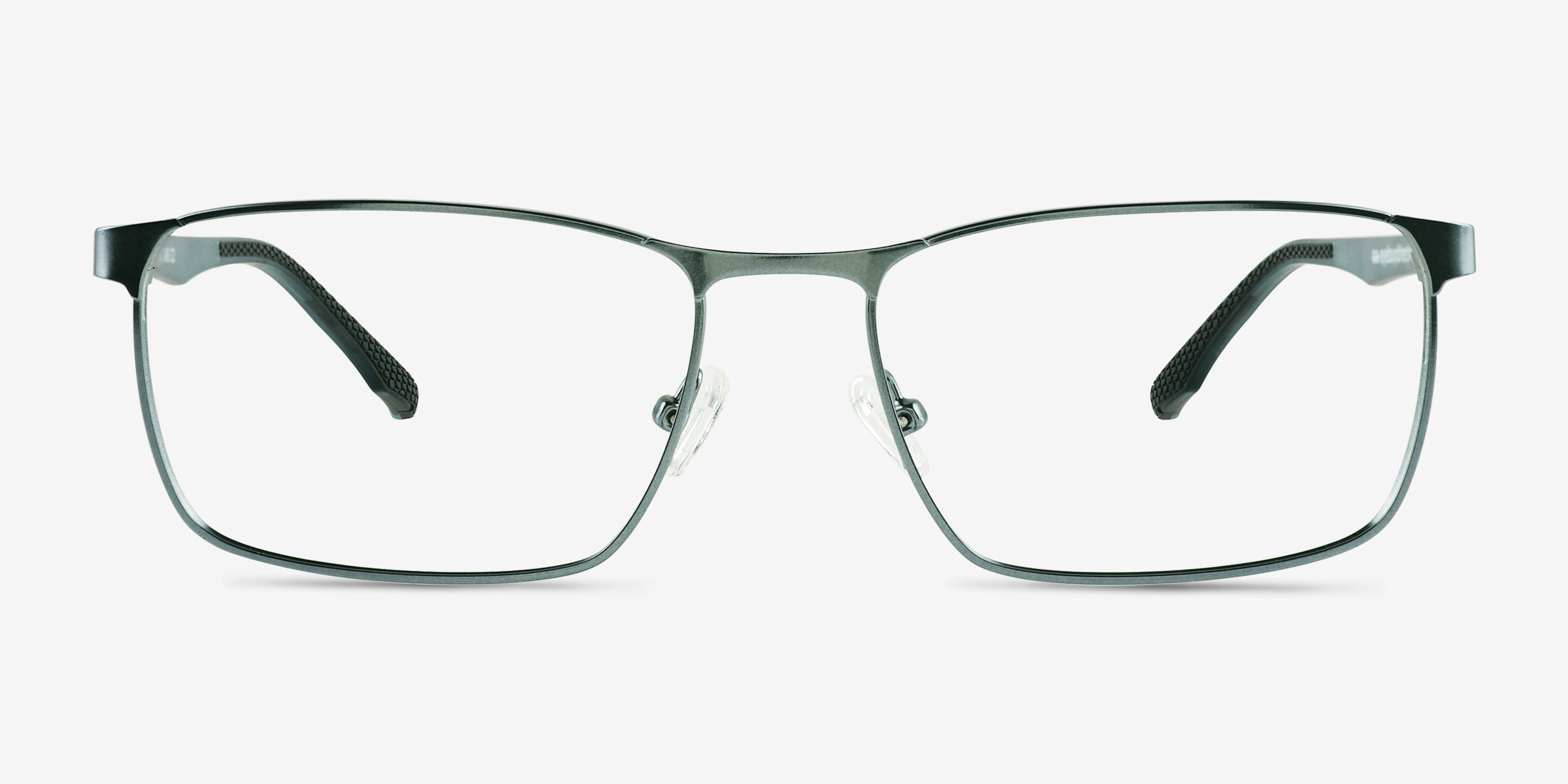 Pc Gray Green Blue MétalMontures de lunettes de vue d'EyeBuyDirect, Vue de Face