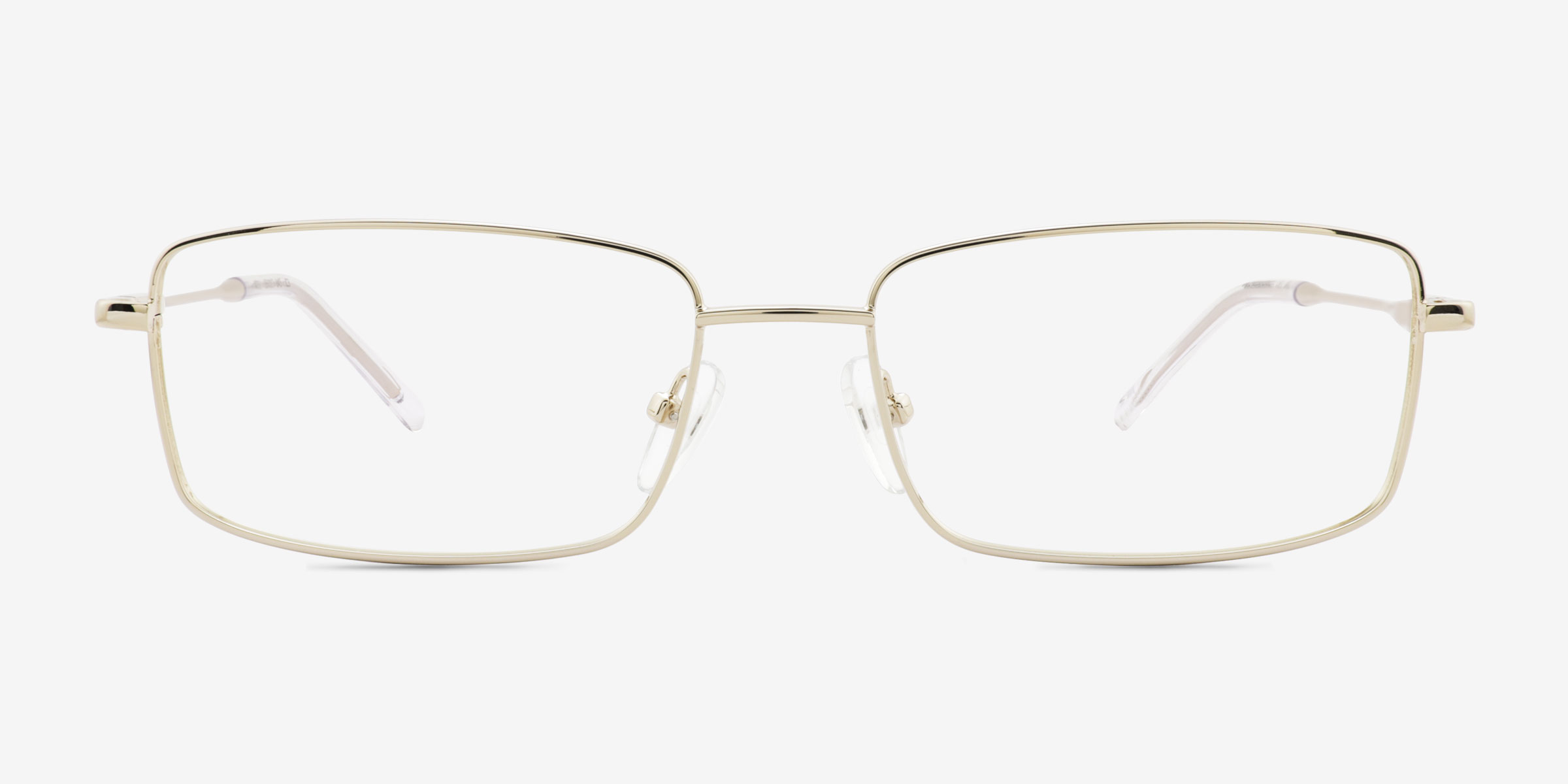 Atsu Doré MétalMontures de lunettes de vue d'EyeBuyDirect, Vue de Face