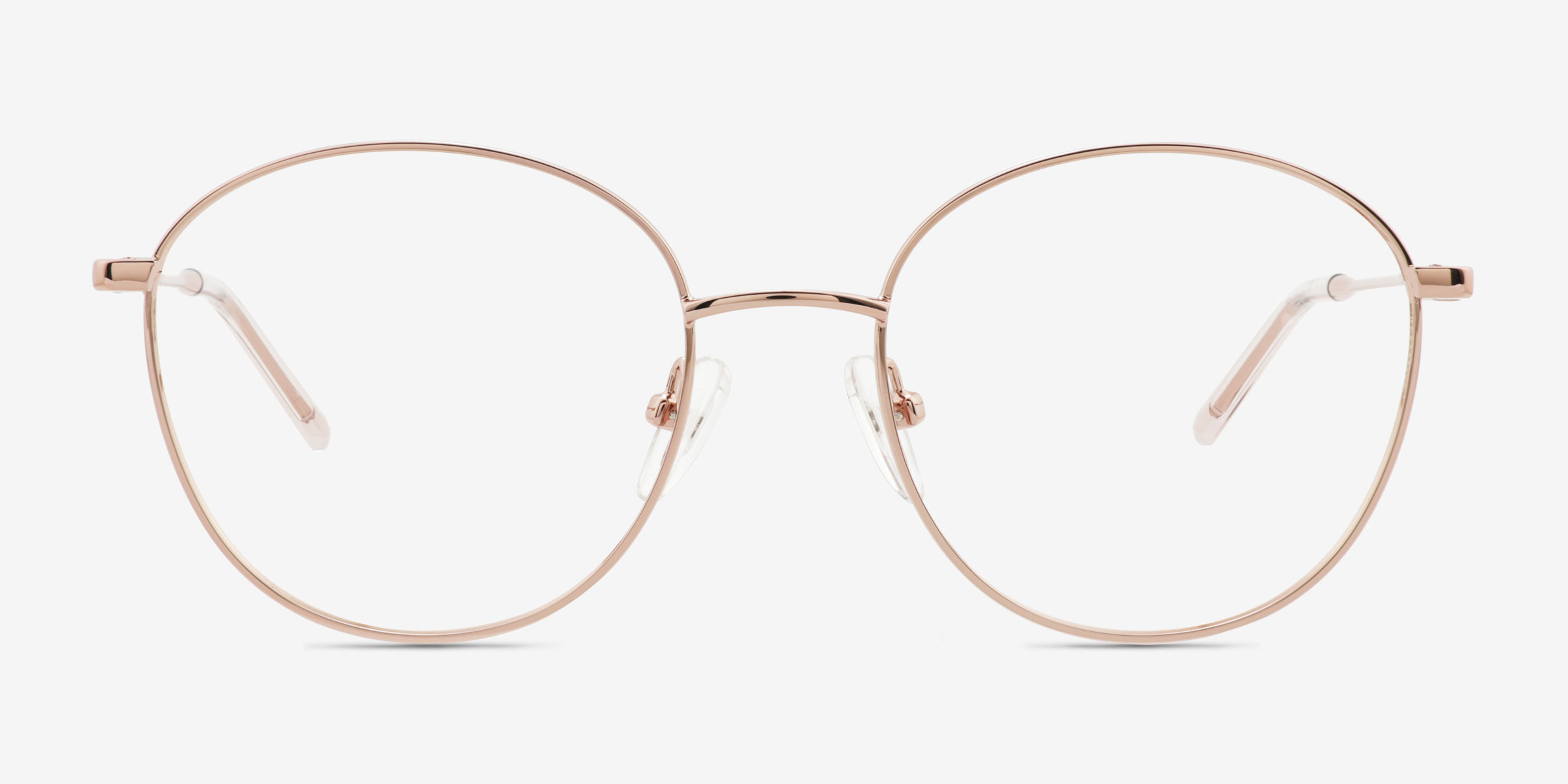 Coles Or rose MétalMontures de lunettes de vue d'EyeBuyDirect, Vue de Face
