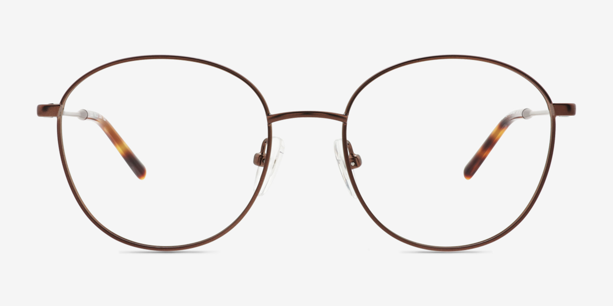 Coles Bronze MétalMontures de lunettes de vue d'EyeBuyDirect, Vue de Face