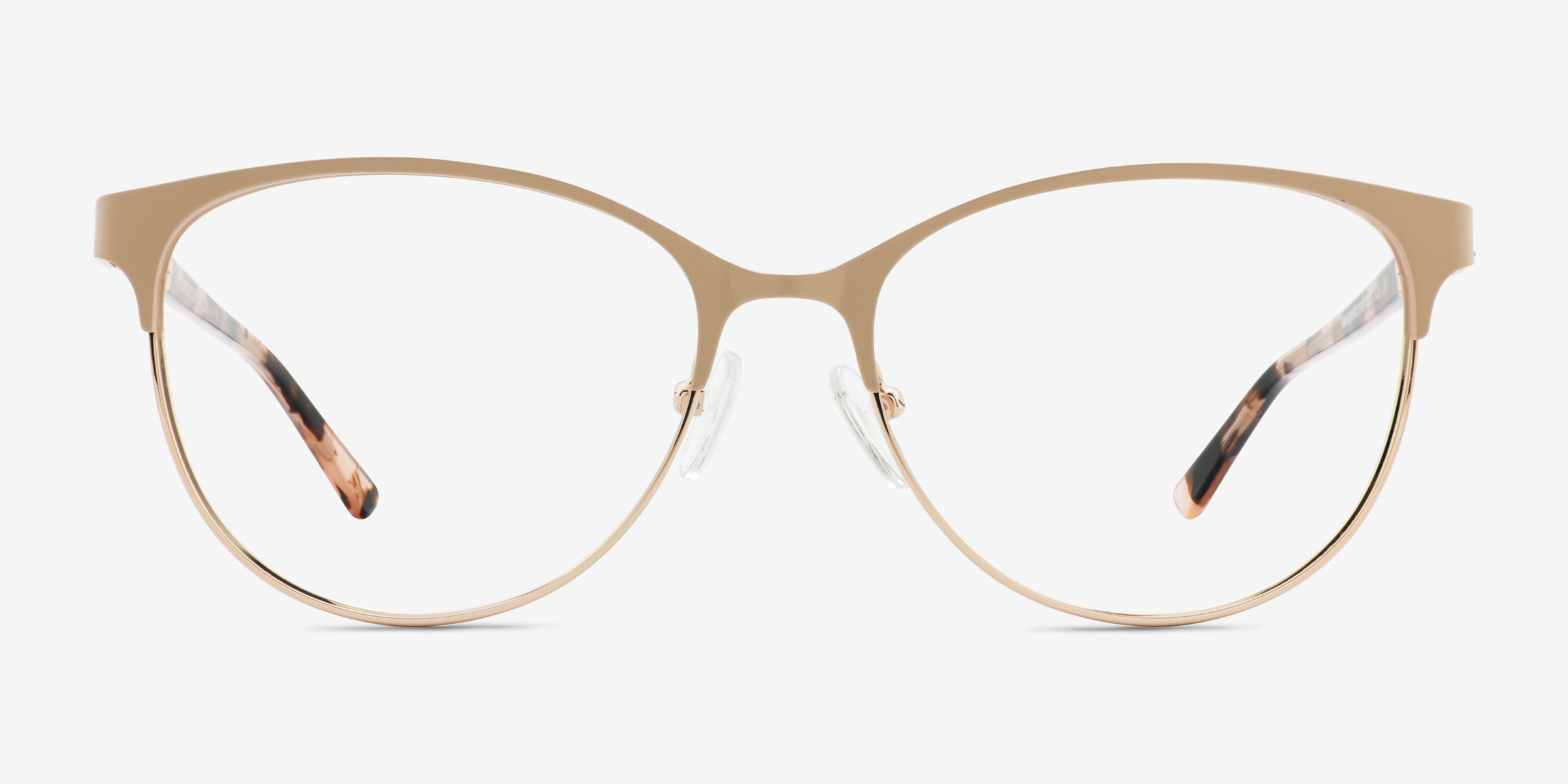 Astori Doré MétalMontures de lunettes de vue d'EyeBuyDirect, Vue de Face