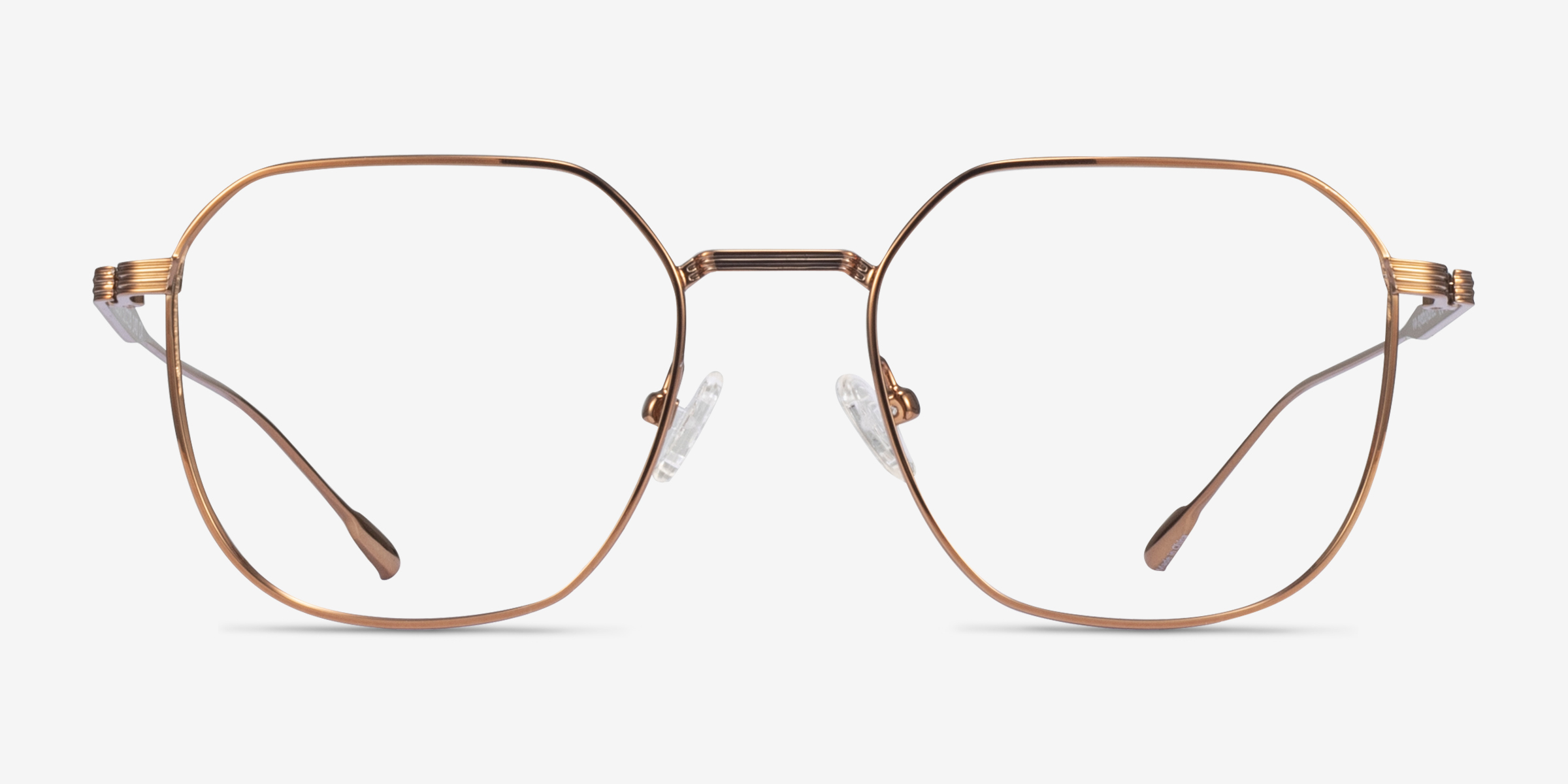 Tilden Bronze MétalMontures de lunettes de vue d'EyeBuyDirect, Vue de Face