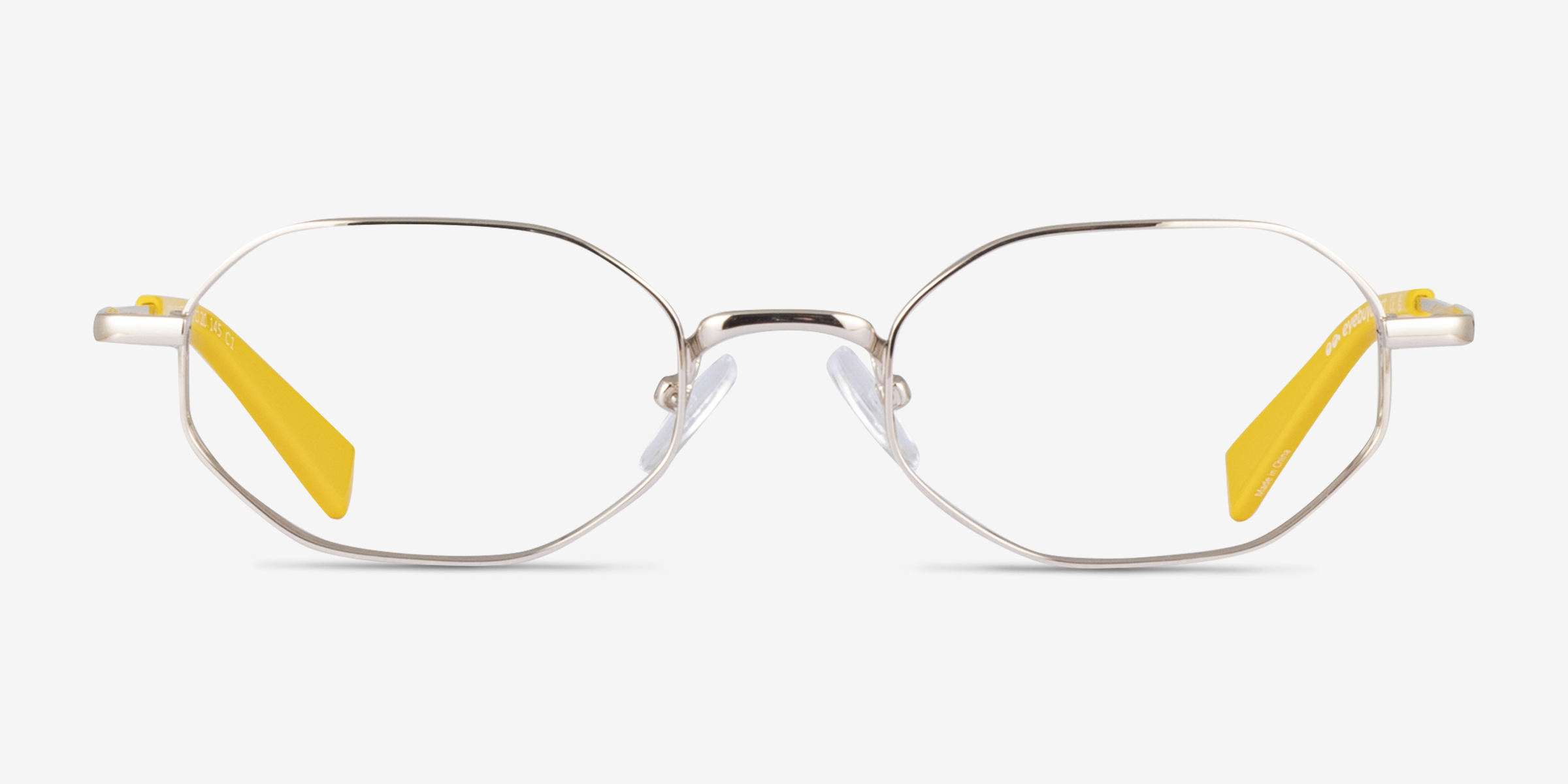 Trailblazer Doré MétalMontures de lunettes de vue d'EyeBuyDirect, Vue de Face