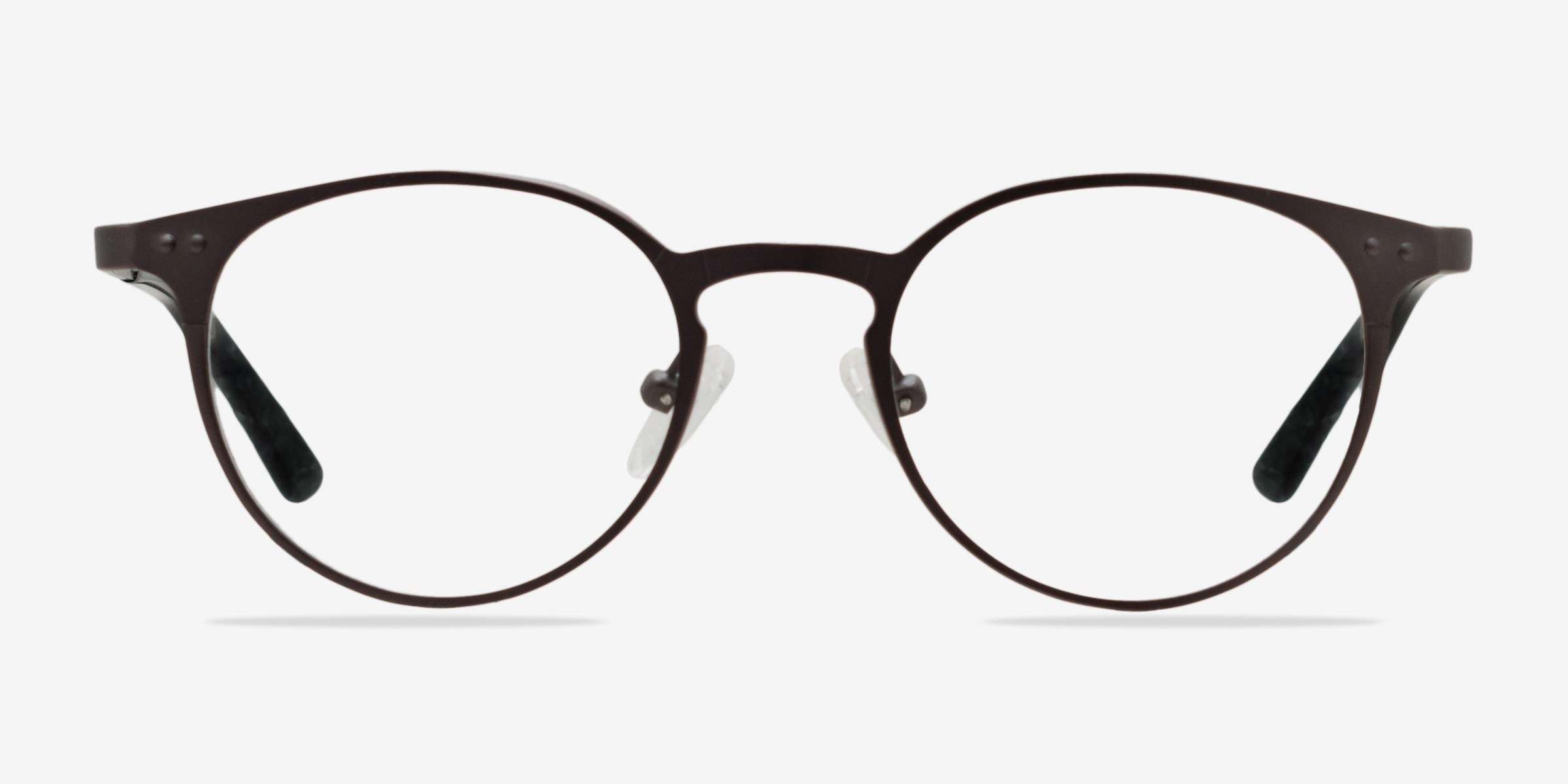Little Thin Line Gunmetal MétalMontures de lunettes de vue d'EyeBuyDirect, Vue de Face