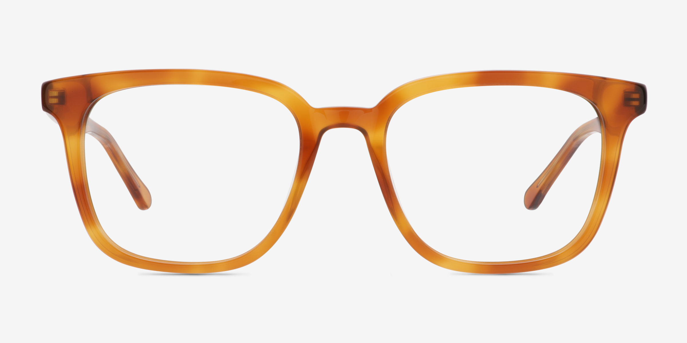 Wagner Écailles AcétateMontures de lunettes de vue d'EyeBuyDirect, Vue de Face