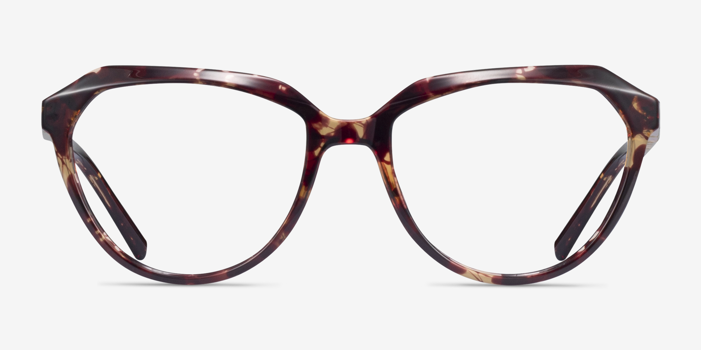 Graeme Fleuries PlastiqueMontures de lunettes de vue d'EyeBuyDirect, Vue de Face