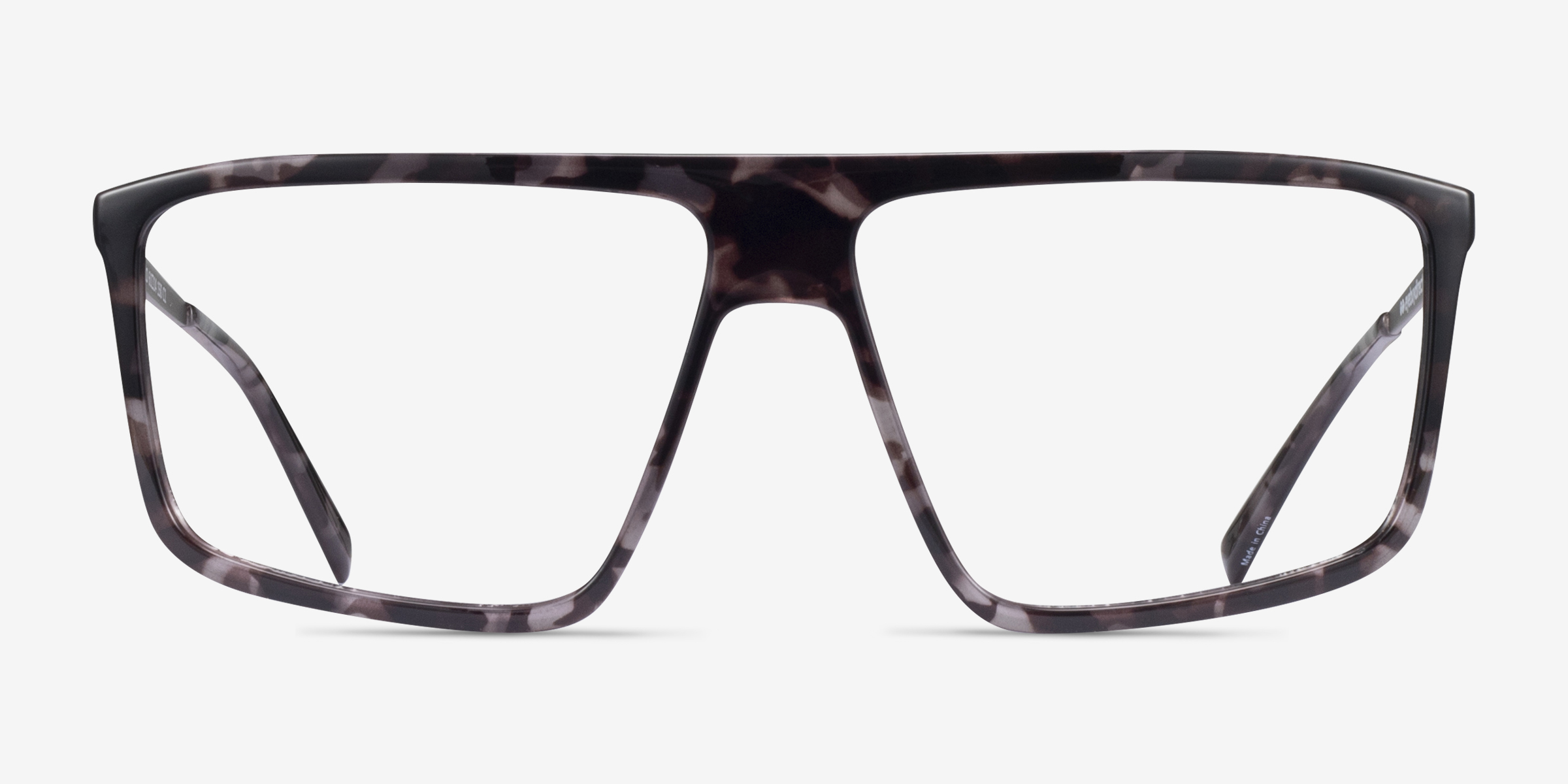 Solo Écaille ivoire PlastiqueMontures de lunettes de vue d'EyeBuyDirect, Vue de Face