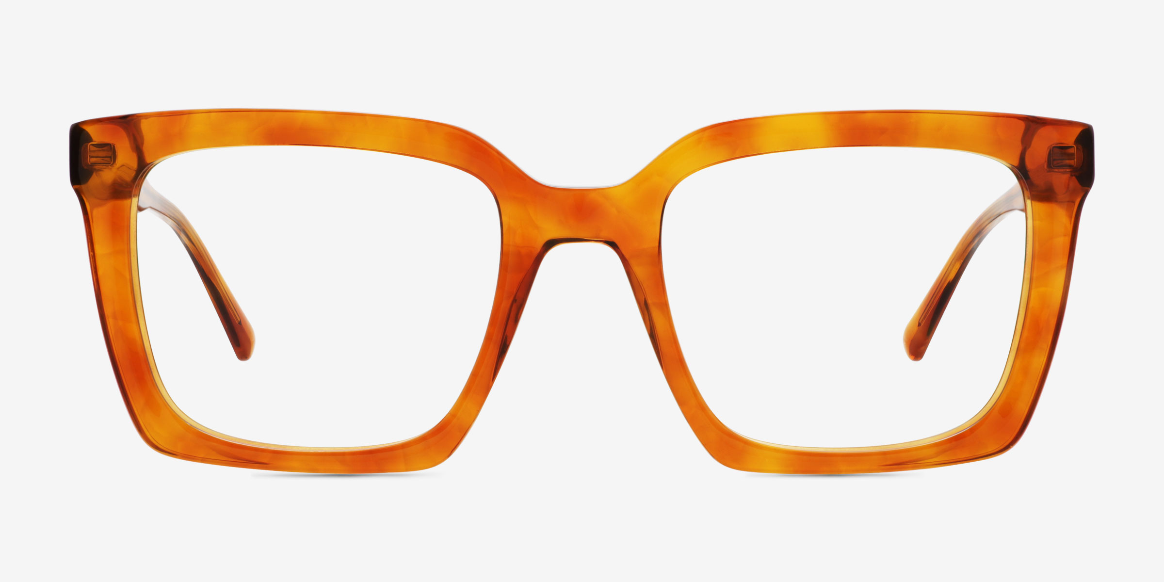 Mullen Écailles AcétateMontures de lunettes de vue d'EyeBuyDirect, Vue de Face