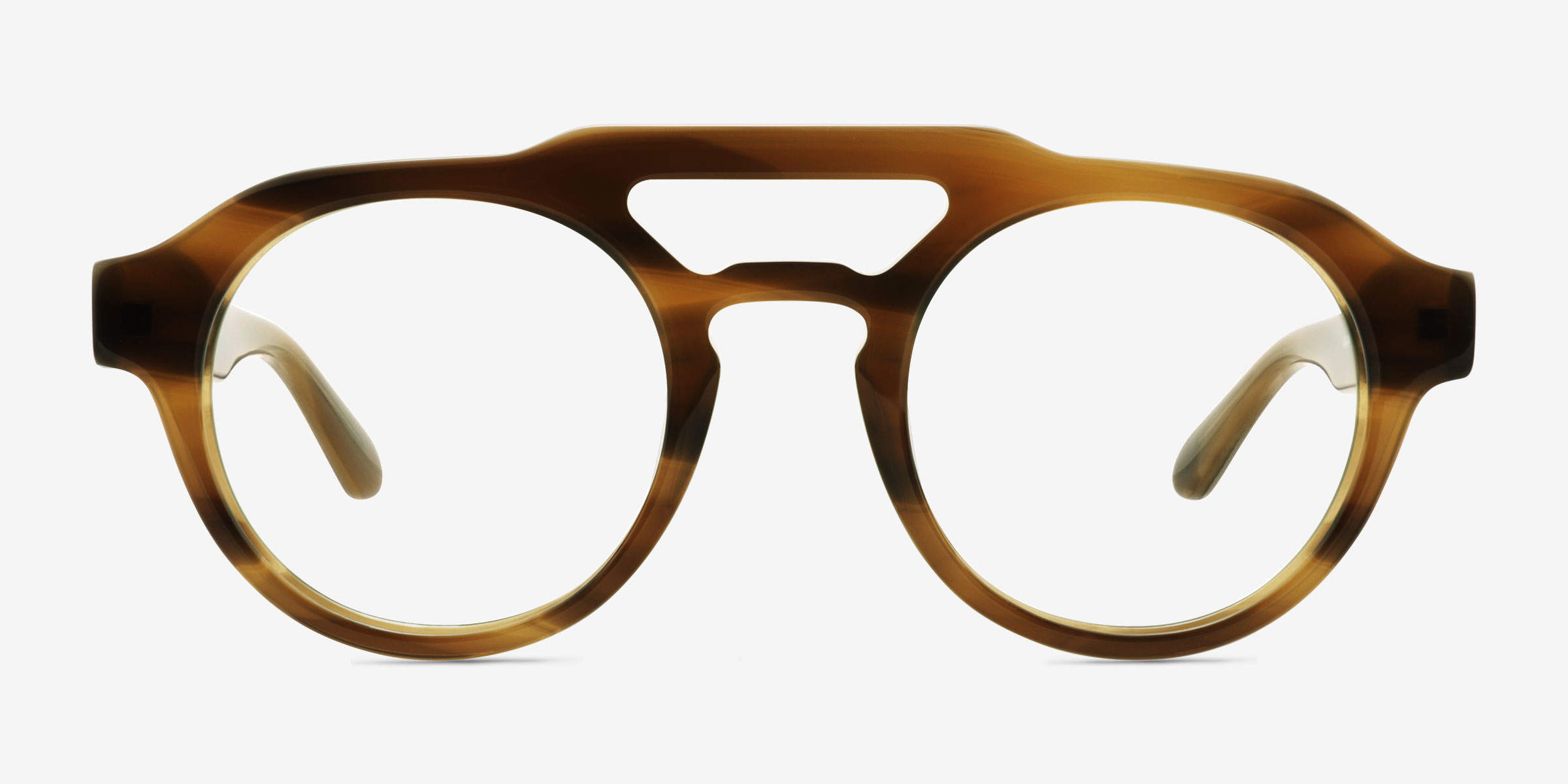 Reverie Rayures Éco-responsableMontures de lunettes de vue d'EyeBuyDirect, Vue de Face